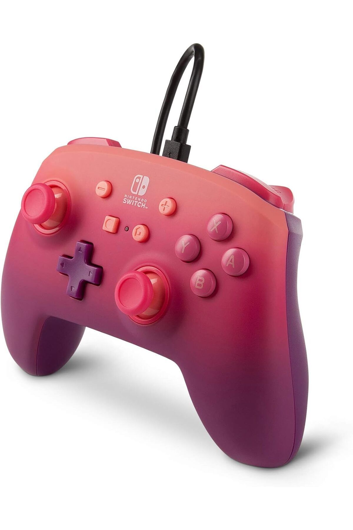 Powera-وحدة تحكم سلكية محسّنة لجهاز Nintendo Switch - فوشيا 6