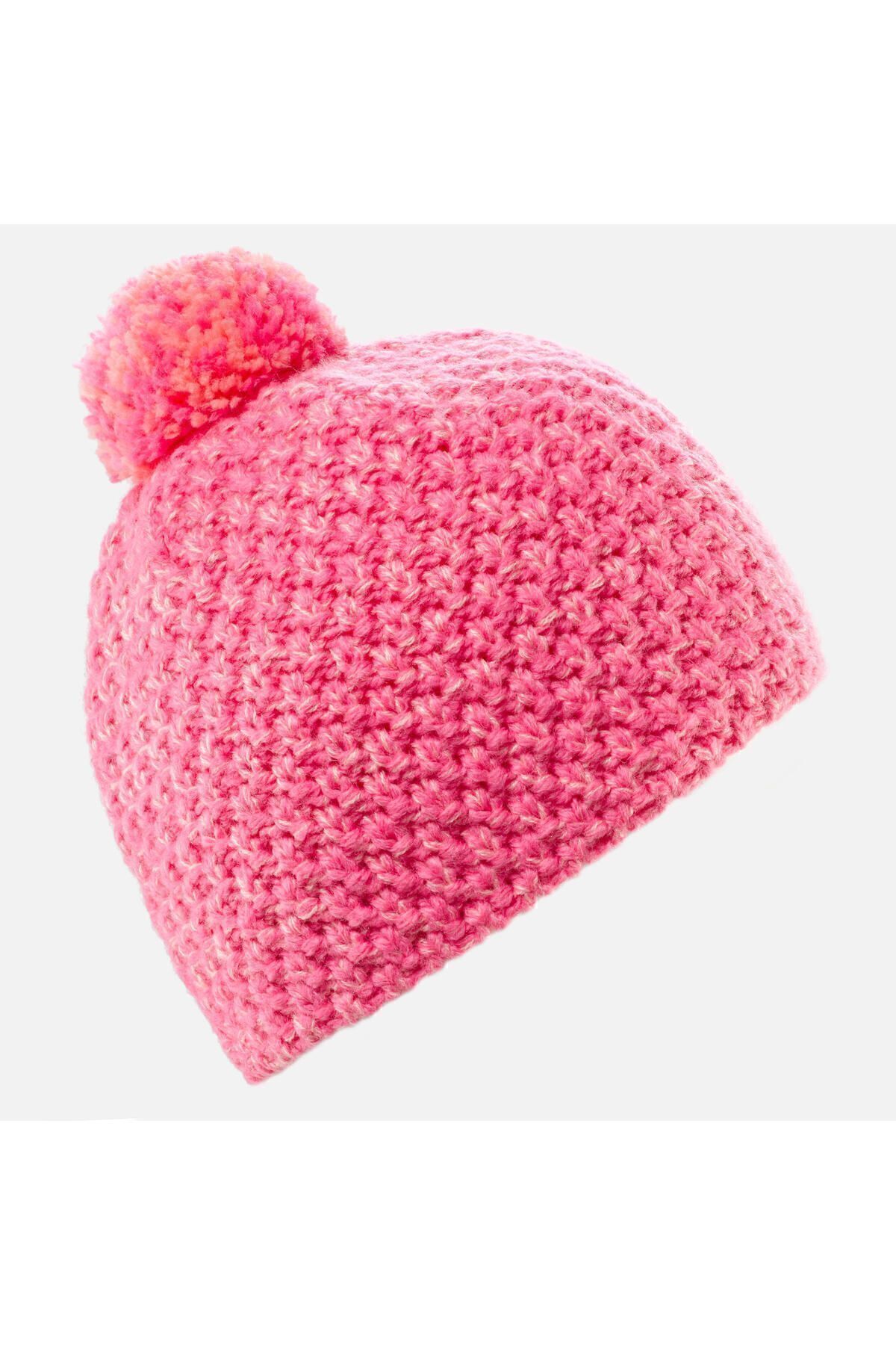 کلاه بافتنی صورتی دخترانه و پسرانه بچگانه Wedze Ski Beanie ان بی انتها Decathlon