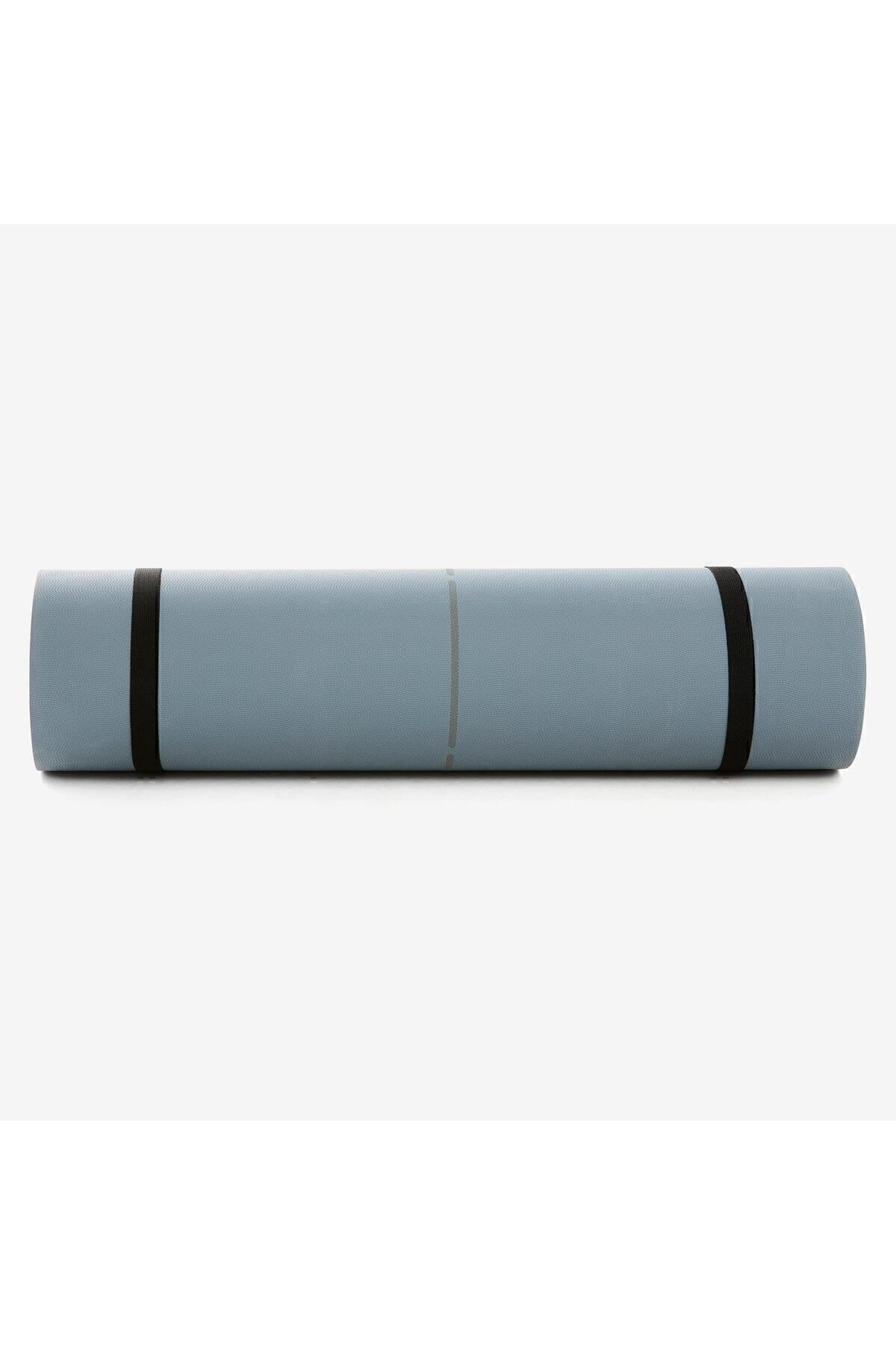 Decathlon تشک Domyos Pilates - 170 سانتی متر × 62 در 8 میلی سایز M خاکستری تونمت