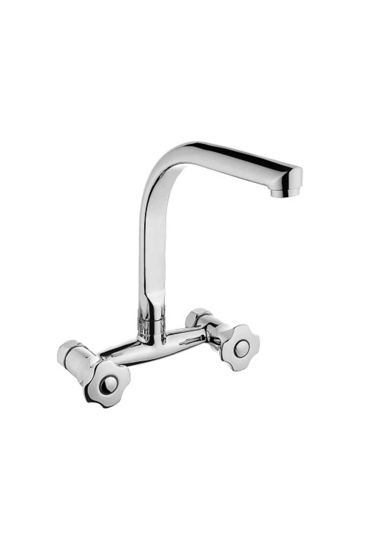 Vilas Menekşe Duvardan Klasik Döner Borulu Mutfak Evye Bataryası