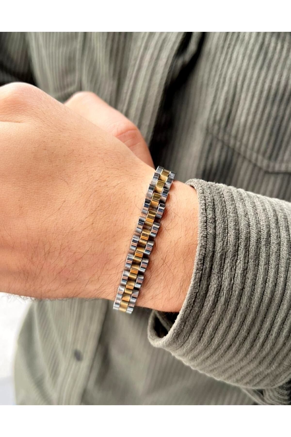 stainless steell Unisex Stainless Steel Bracelet Model Trendyol