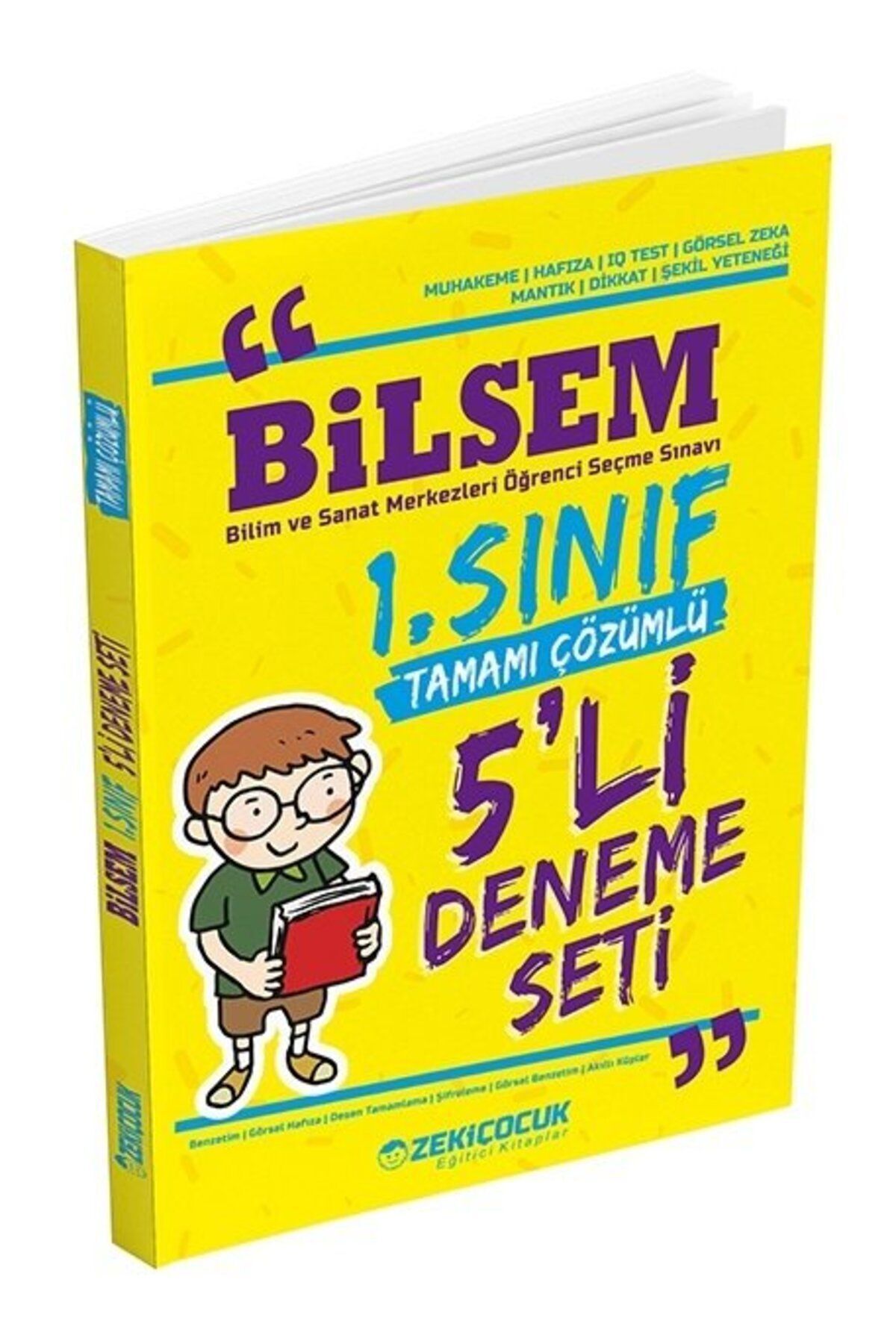 Zeki Çocuk Yayınları 1 Sınıf Bilsem Tamamı Çözümlü 5'li Deneme
