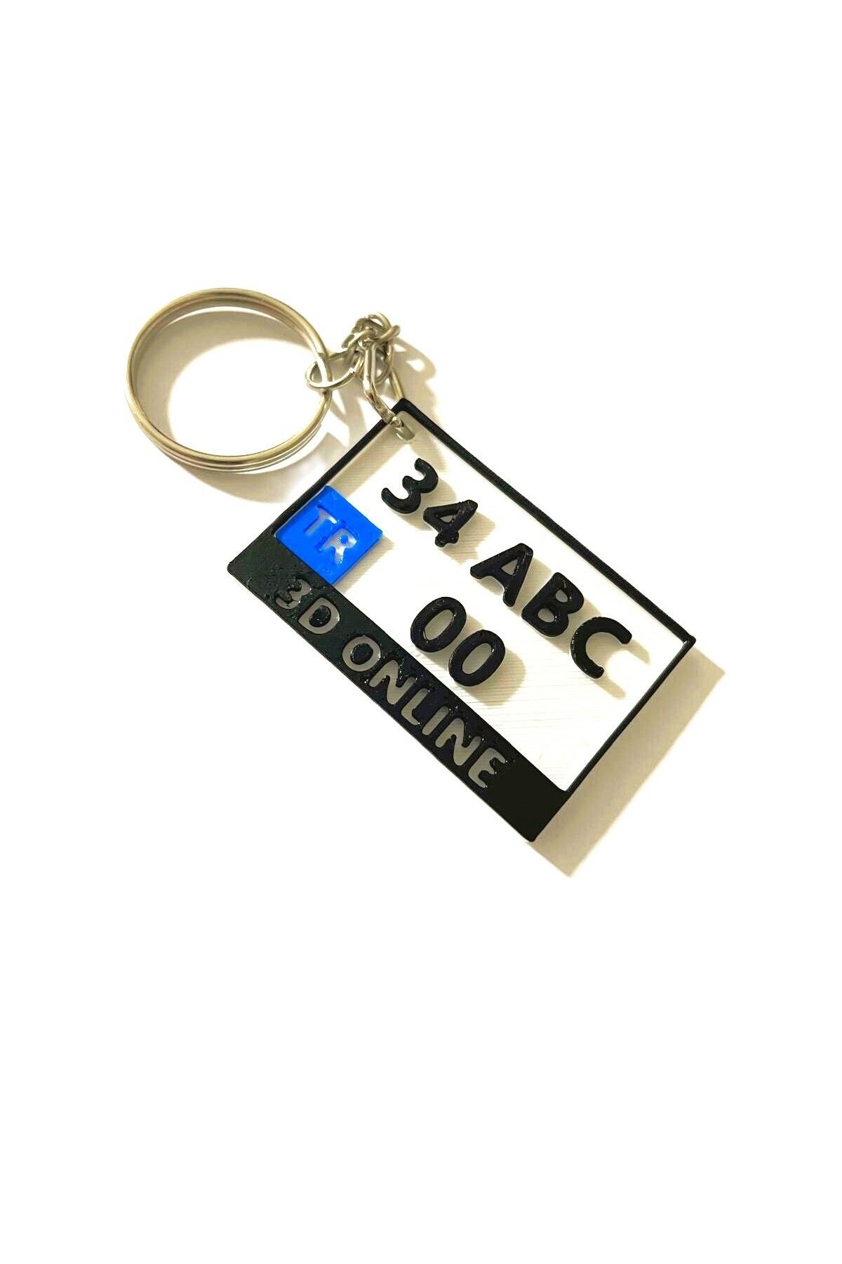 Personalized Motorcycle Plate Personalized Keychain in the form of Motorcycle Plate