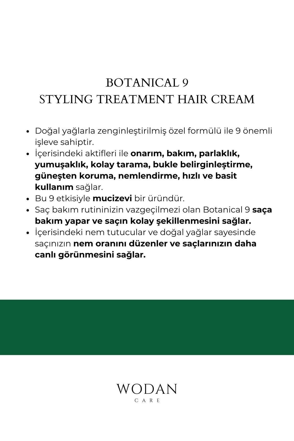 Botanical 9 Dalgalı ve Kıvırcık Saçlar için 9 Etkili Bukle Belirginleştirici Saç Bakım Kremi 500 ml — 6 — تصویر 4 از 5