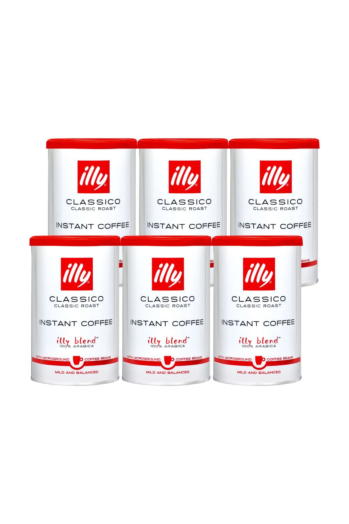 illy-Instant Coffee Classico, Pack of 6 (95g each) 1