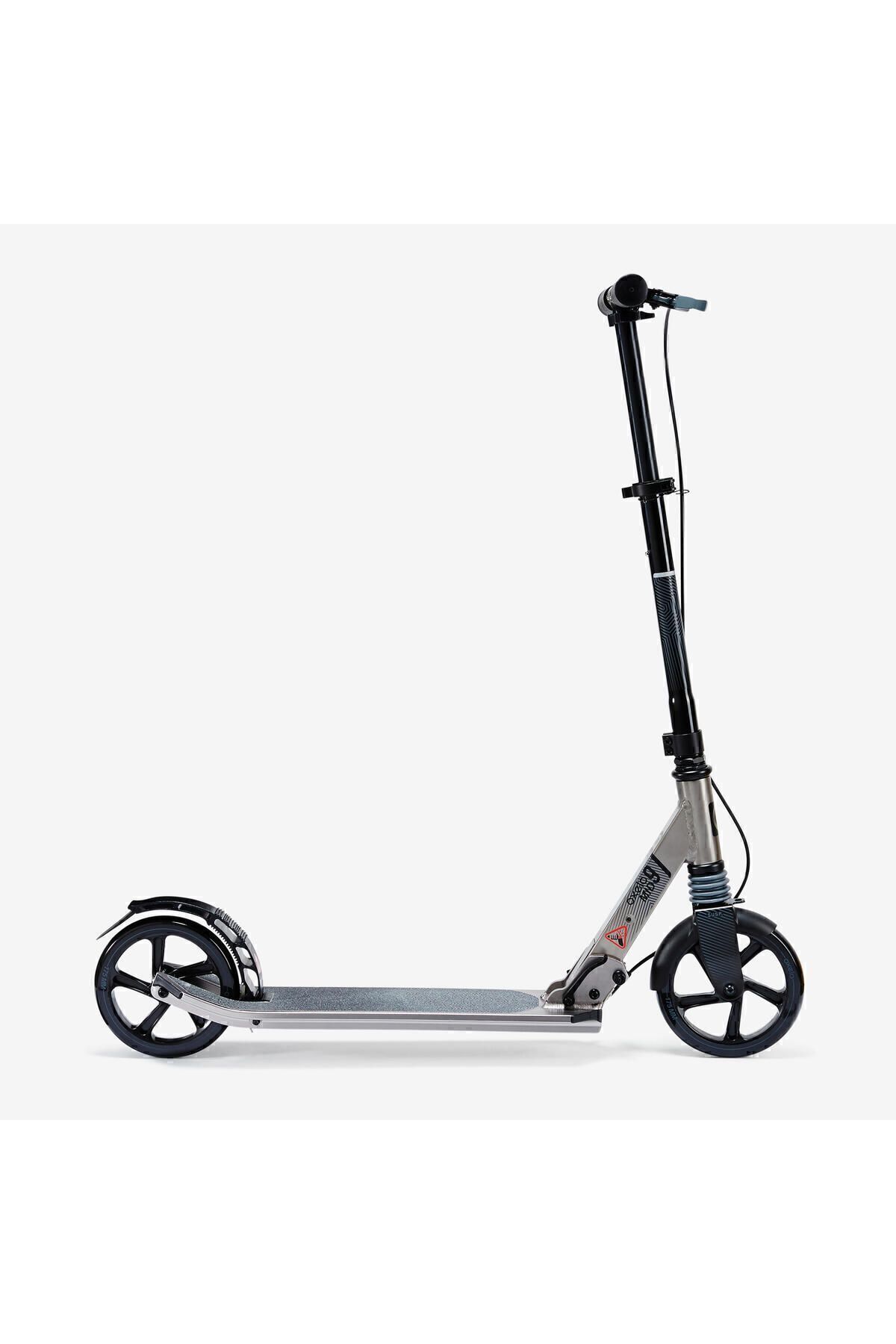 اسکوتر مشکی دخترانه و پسرانه بچگانه بچه های Oxelo سیاه سن 9 14 اواسط Decathlon
