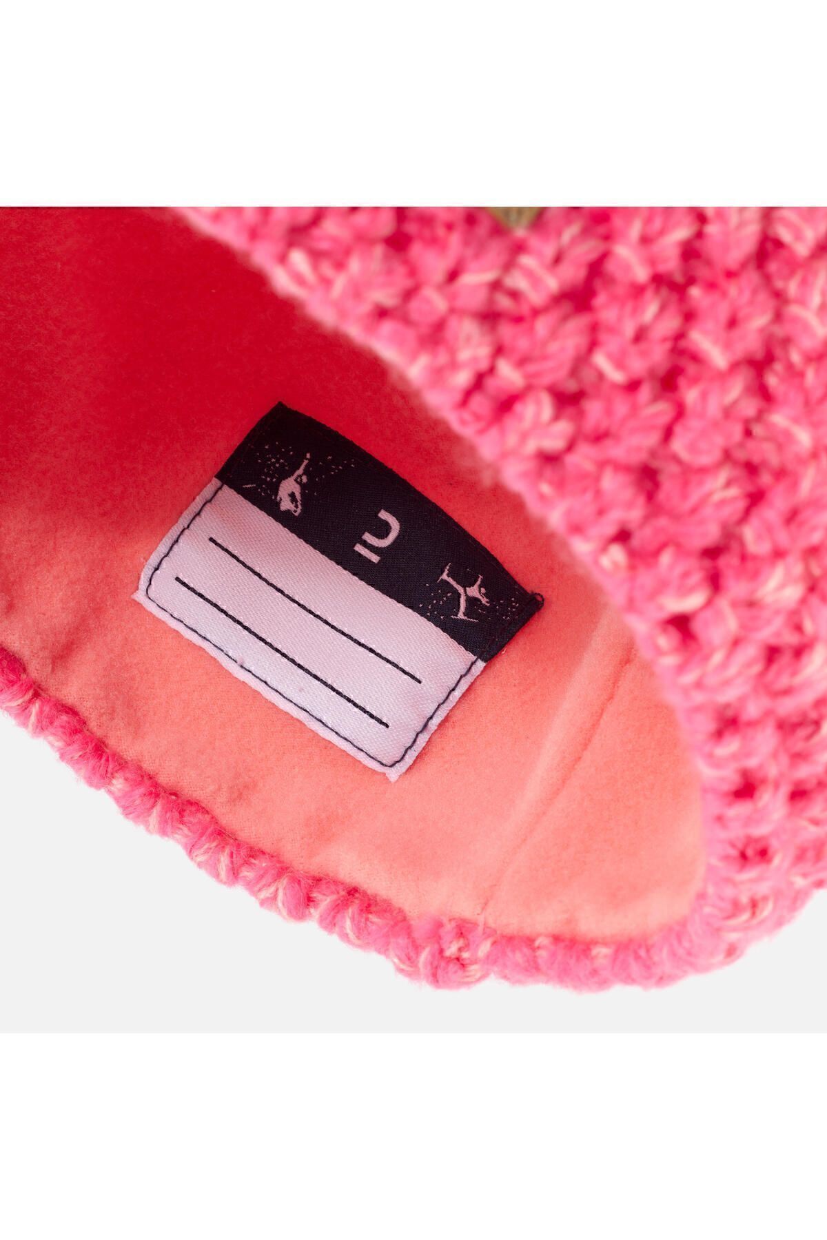 کلاه بافتنی صورتی دخترانه و پسرانه بچگانه Wedze Ski Beanie ان بی انتها Decathlon