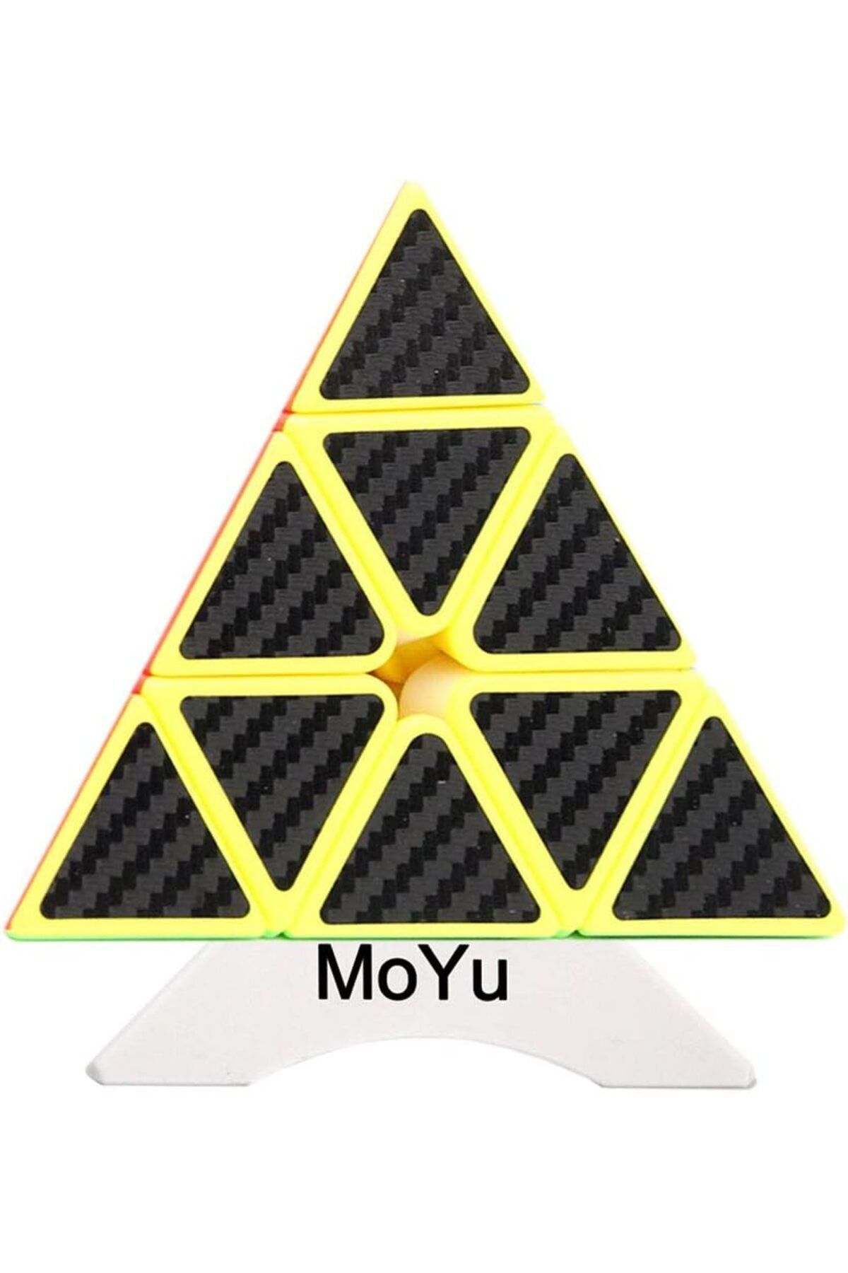Moyu Meilong Pyraminx Karbon Fiber Zeka Küpü Akıl Küpü Küp Speed Cube - 3