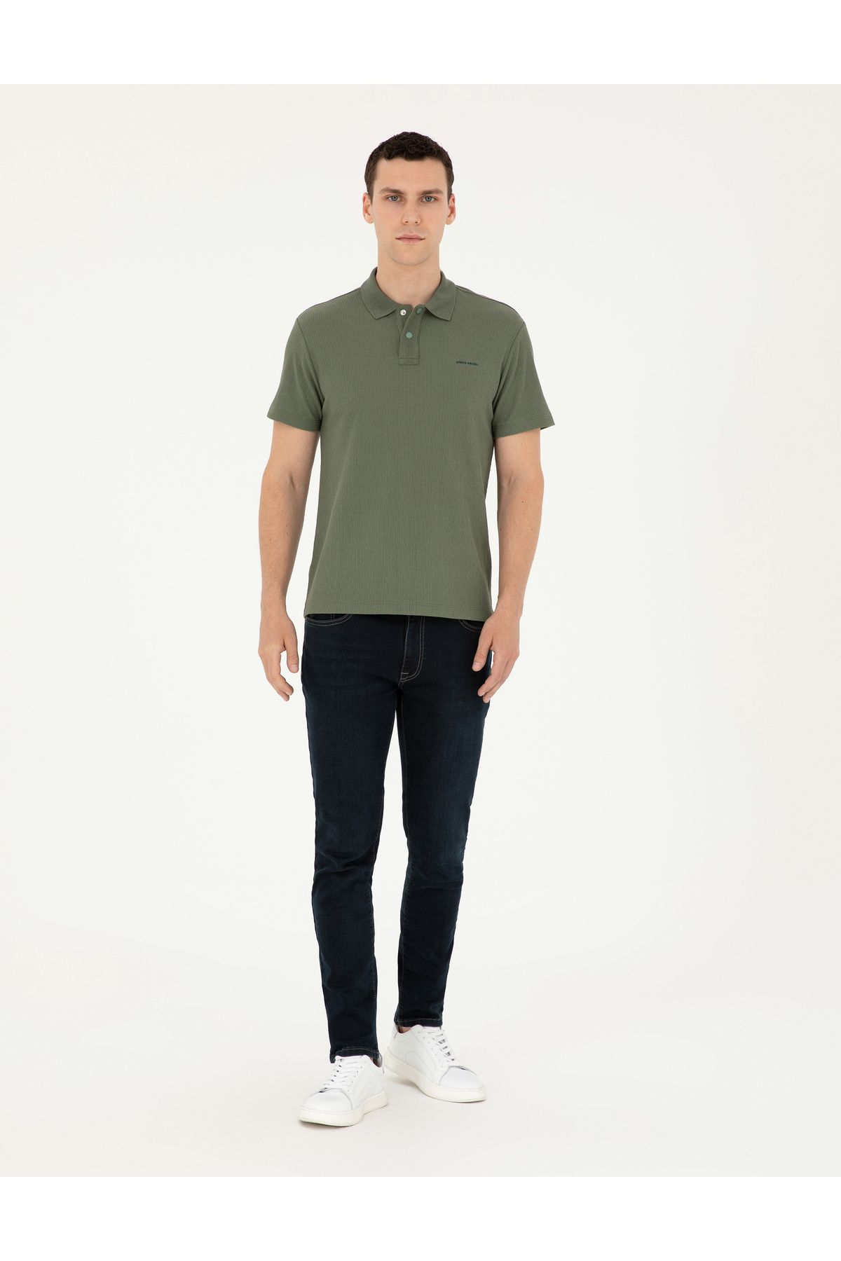 پولوشرت مردانه پیر کاردین | 50296569-VR027 Pierre Cardin - Image 4