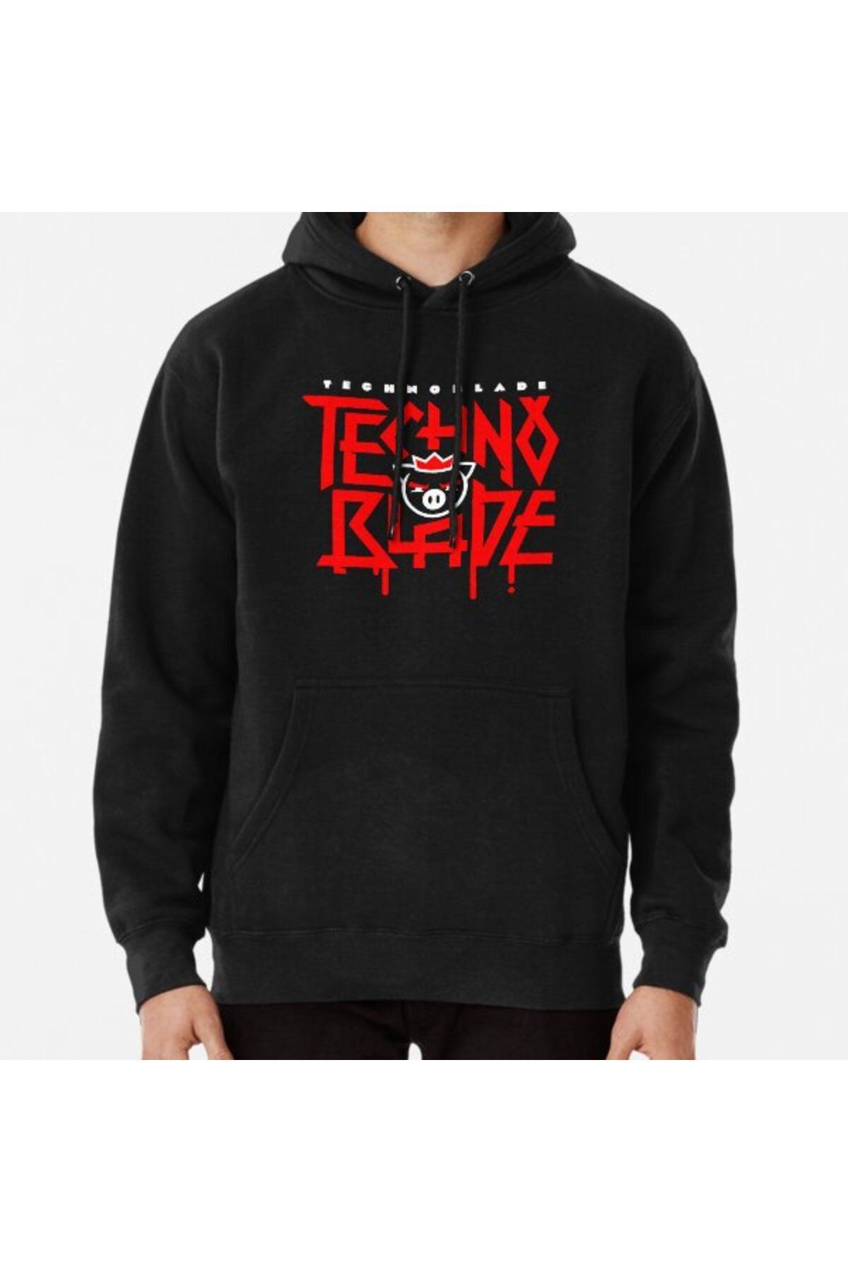Denim Iconic Hanorac Cu Glugă Cu Logo Technoblade Roșu Unisex - L