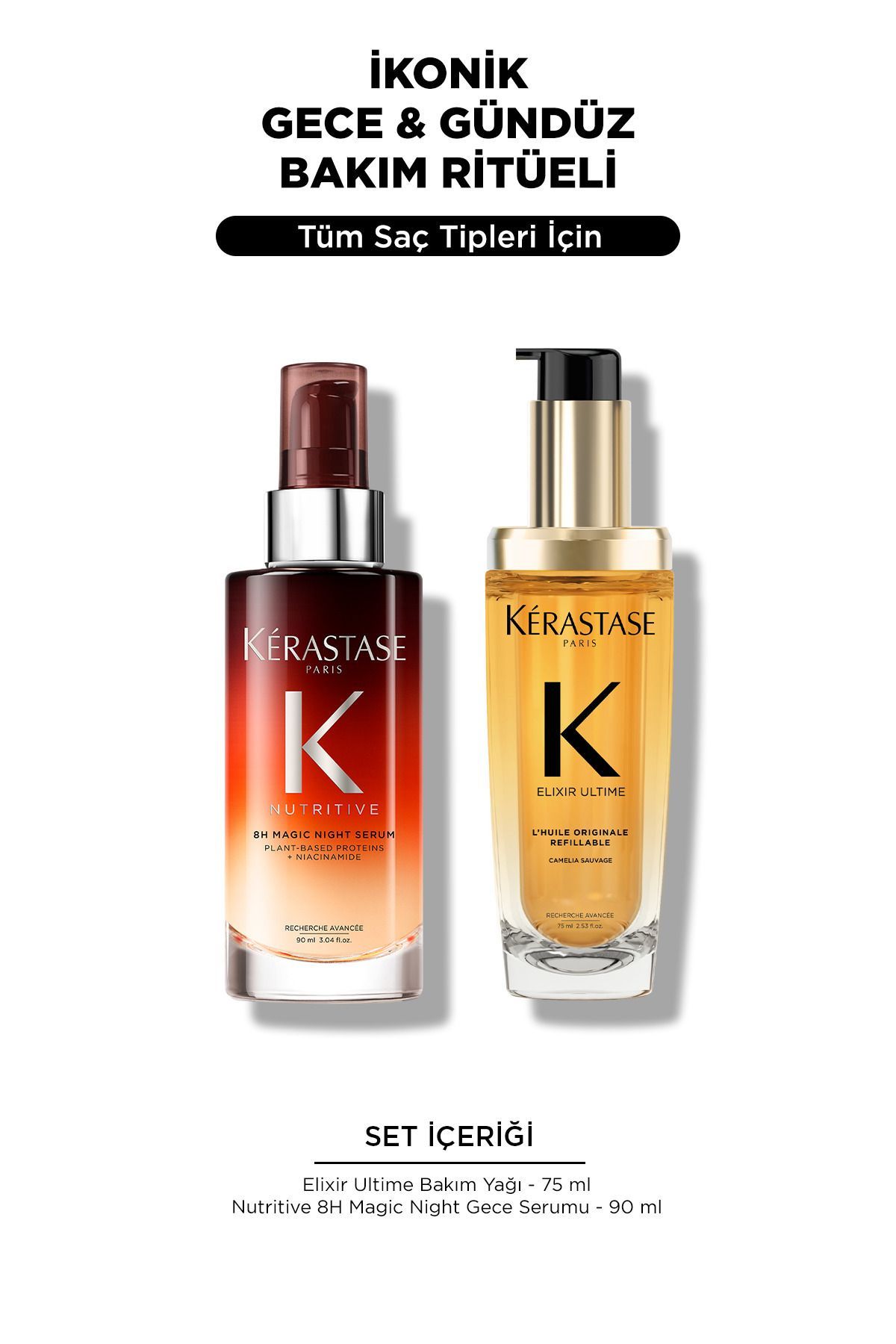 مراسم مراقبت از شب و روز نمادین اکسیر و مغذی Kerastase