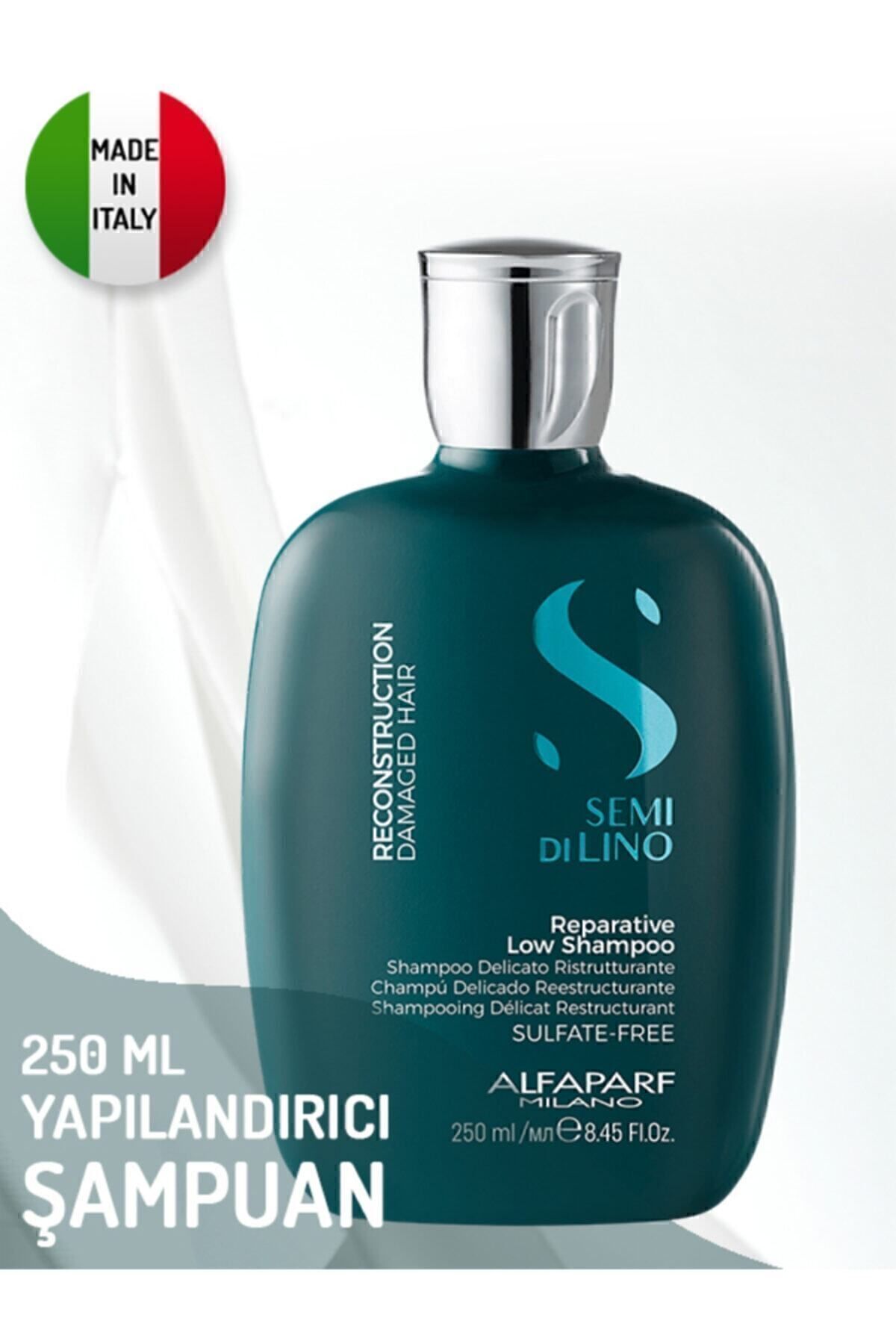Alfaparf-250 مل شامبو سيمي دي لينو لإعادة البناء 1