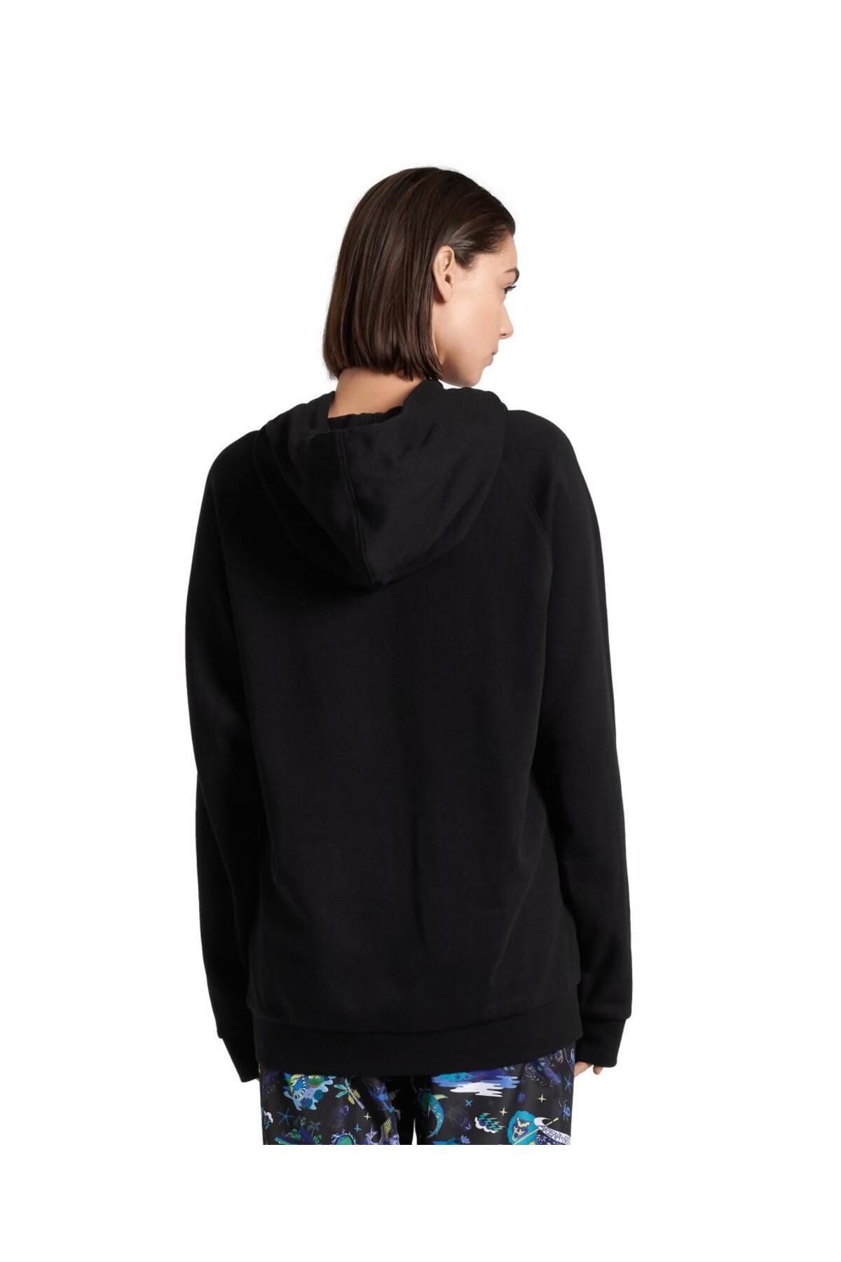 سویشرت اسپرت آرنا زنانه پارچه مشکی  راسته Oversize/اورسایز    Regular/رگولار Daily/روزانه | ARENA 7557500 - تصویر 4