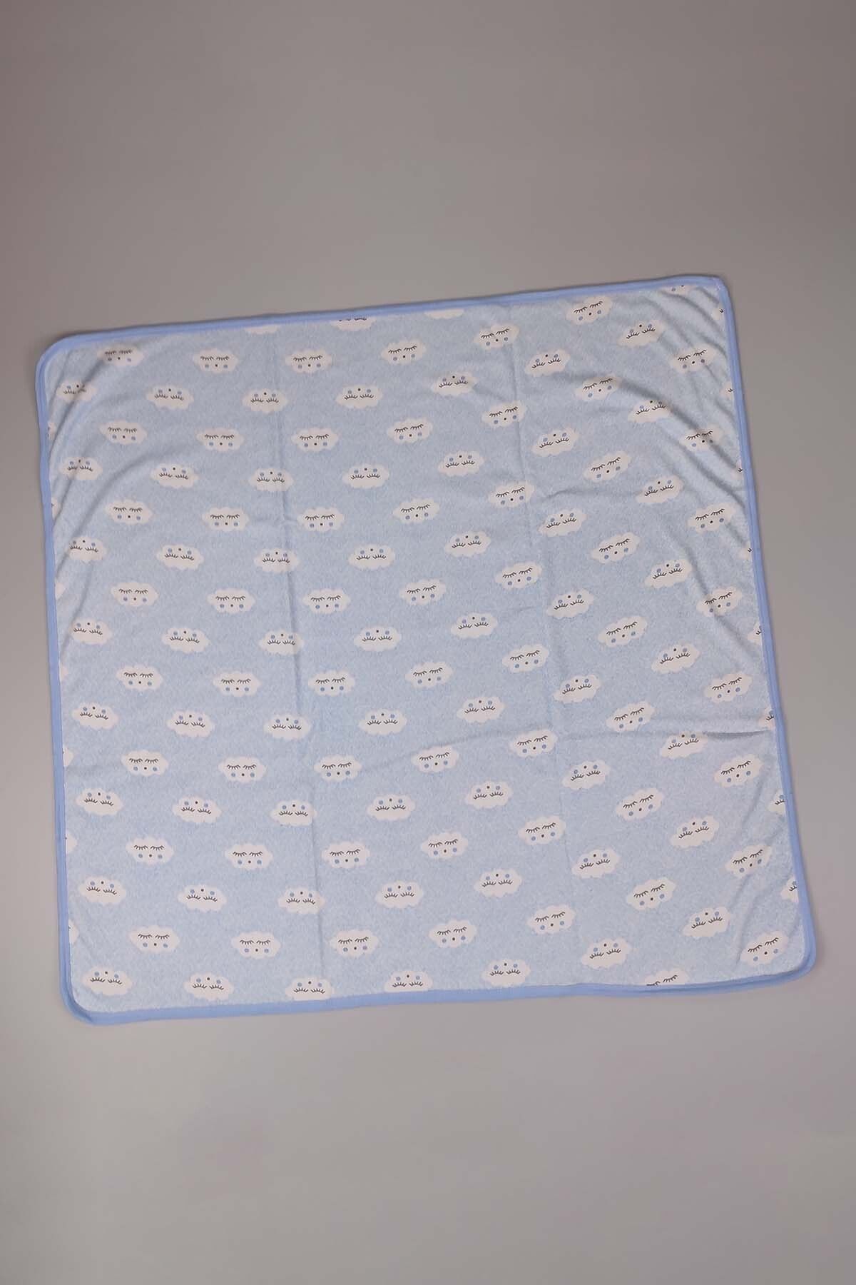 Peki-14742 Model Baby Cloud 80X80 Cotton Swaddle - Add 5 Pay 4 Newborn, Double Layer Blanket, Multi-Purpose Blanket 4