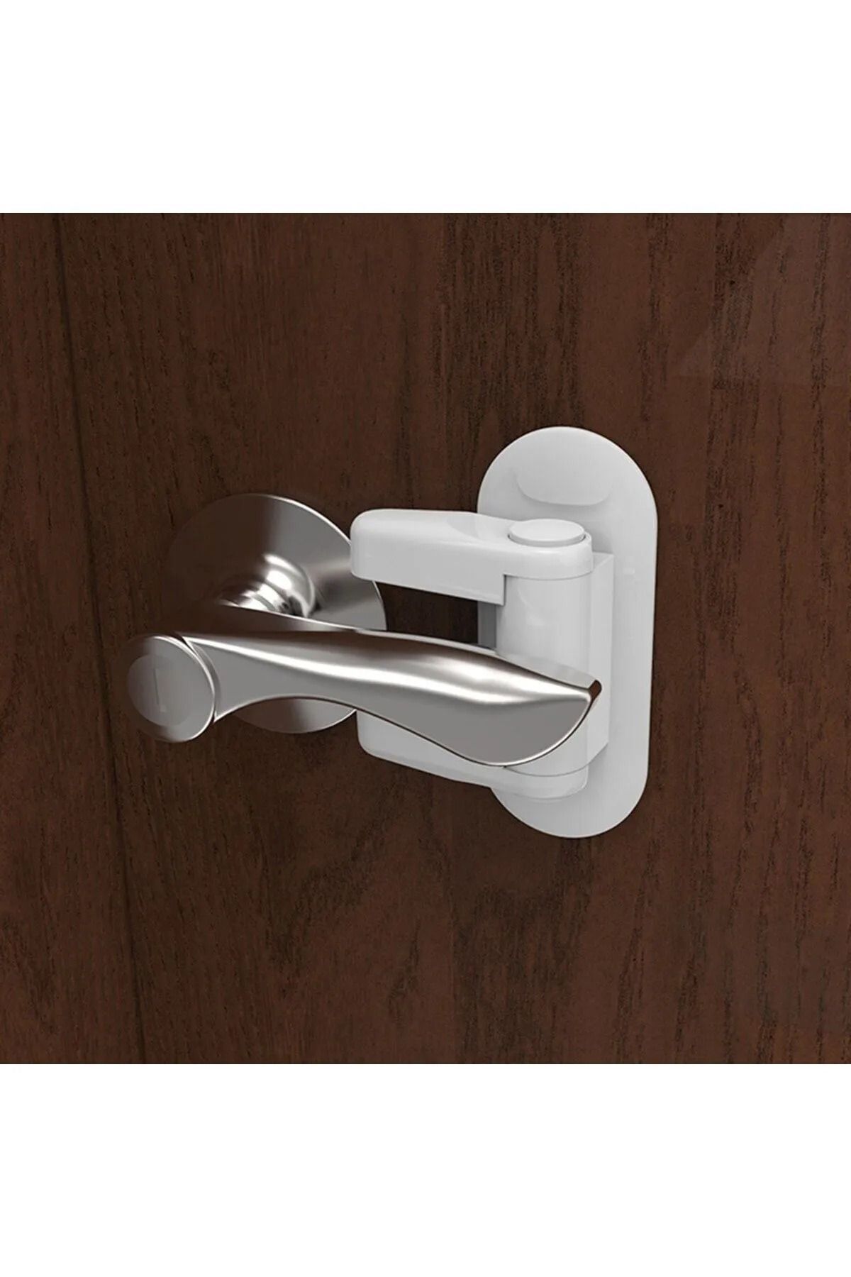 TİNEKE-Practical Manual Child Door Lock - Self-Adhesive, Multifunctional Baby Safety Lock 5