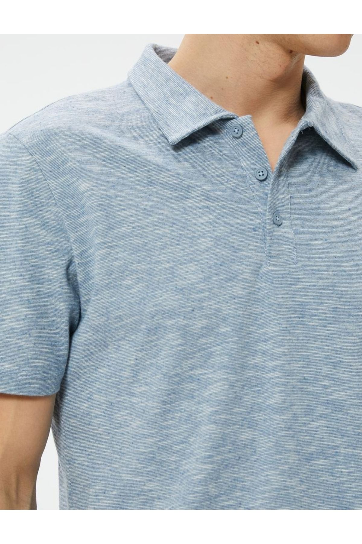 تیشرت مردانه آبی کوتون | SS0000000035796 اورجینال - تصویر 4