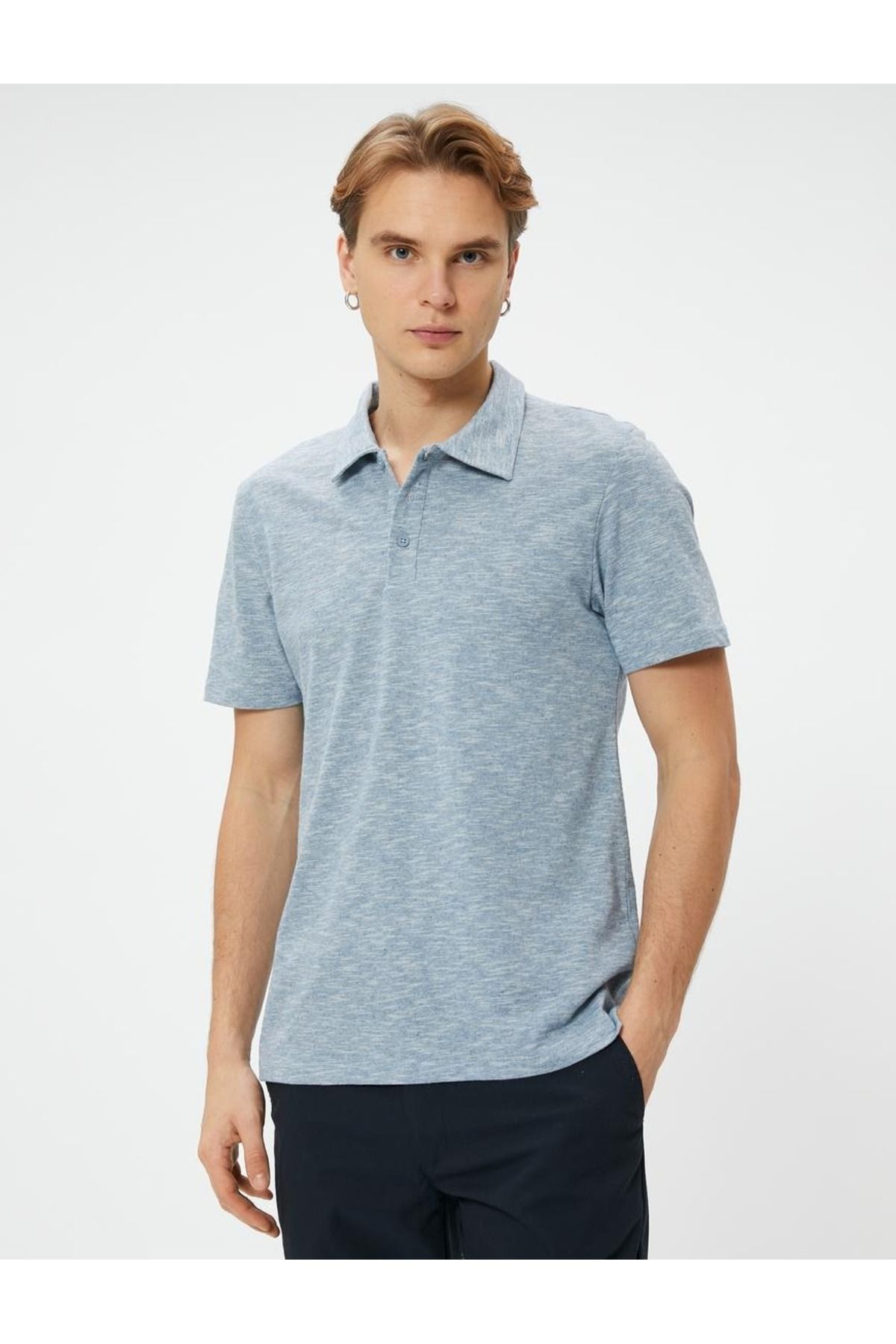 تیشرت مردانه آبی کوتون | SS0000000035796 اورجینال - تصویر 2