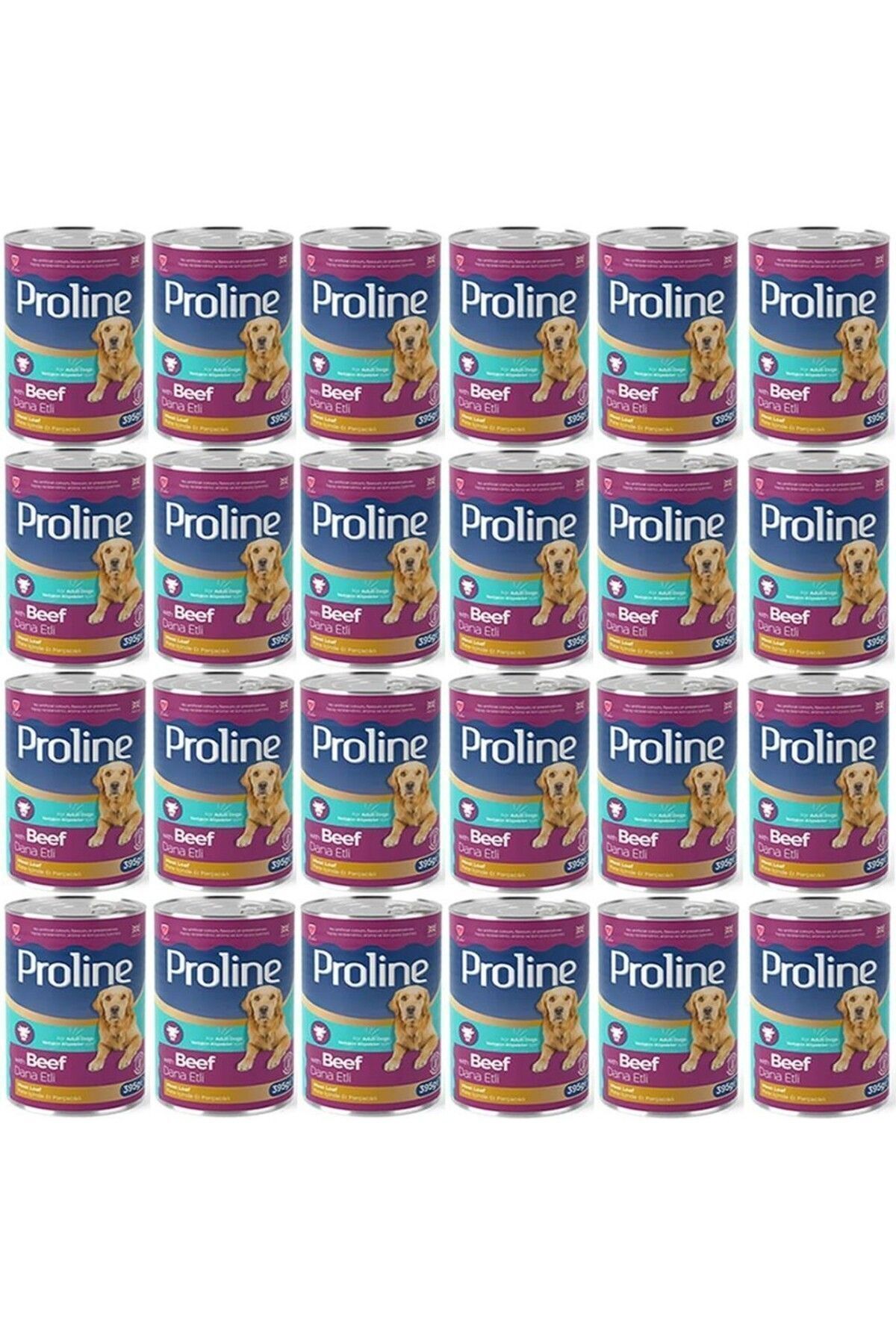 Proline Dana Etli Gravy Pate Yetişkin Köpek Konservesi 395 Gr x 24 Adet