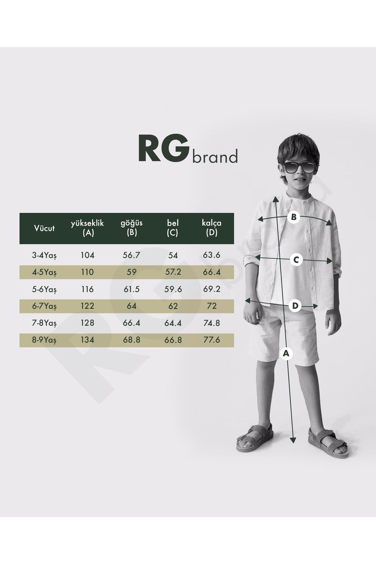 rg kidsstore-Children's Linen Shirt - Short Sleeve 4