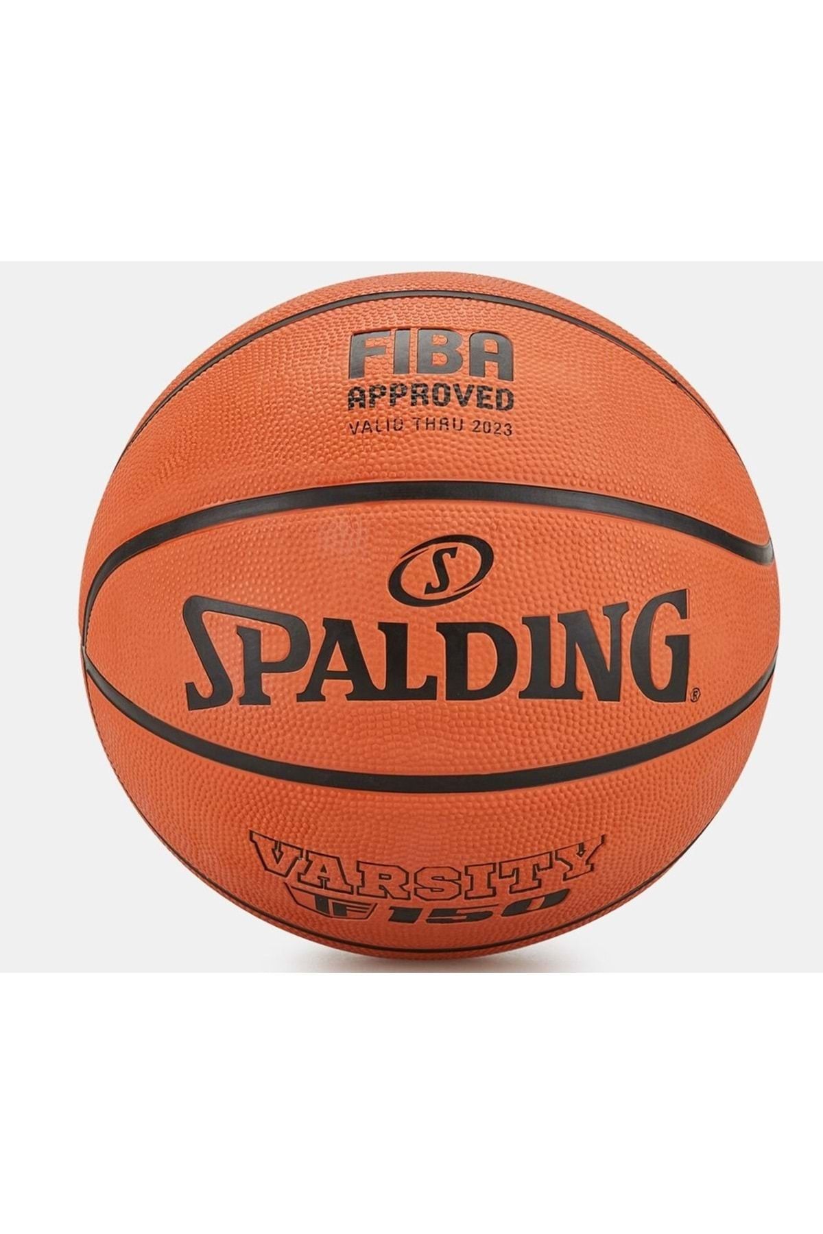 SPALDING-سلسلة TF 150 Varsity الخاصة - كرة سلة برتقالية مع شعار Fıba 1