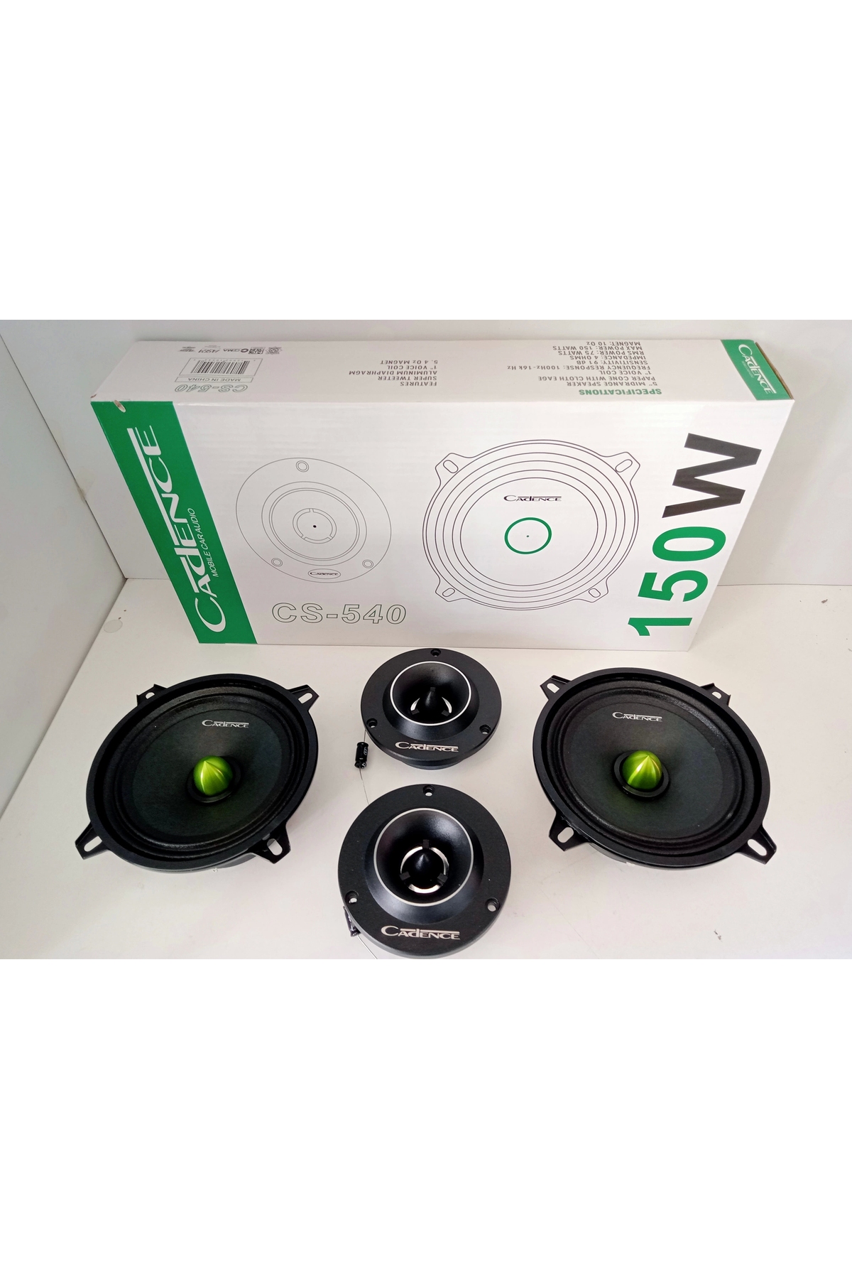 YSN Cadence 13cm Midrange + 10cm Dome Tweeter – Cadence Mid Takımı