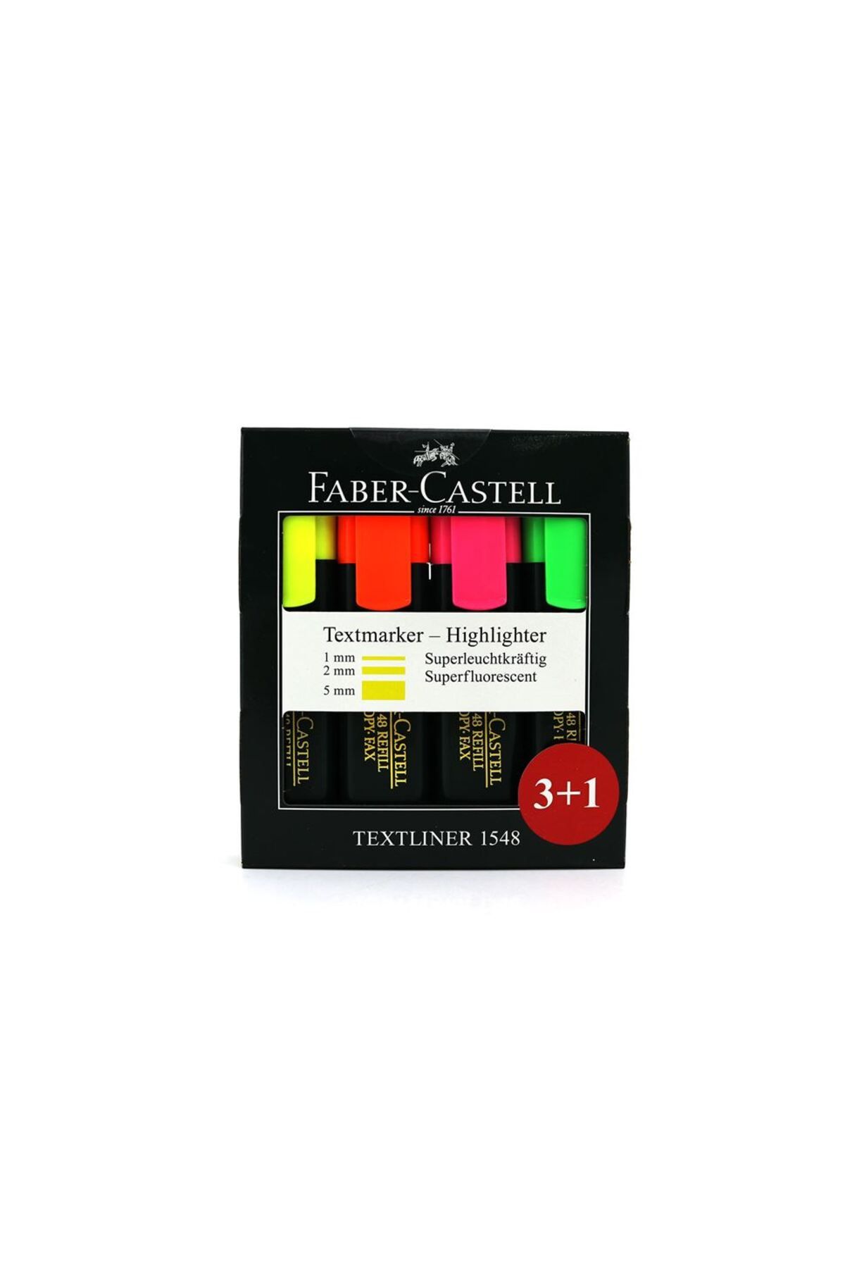 Faber Castell Faber Fosforlu Kalem 3 1 254831