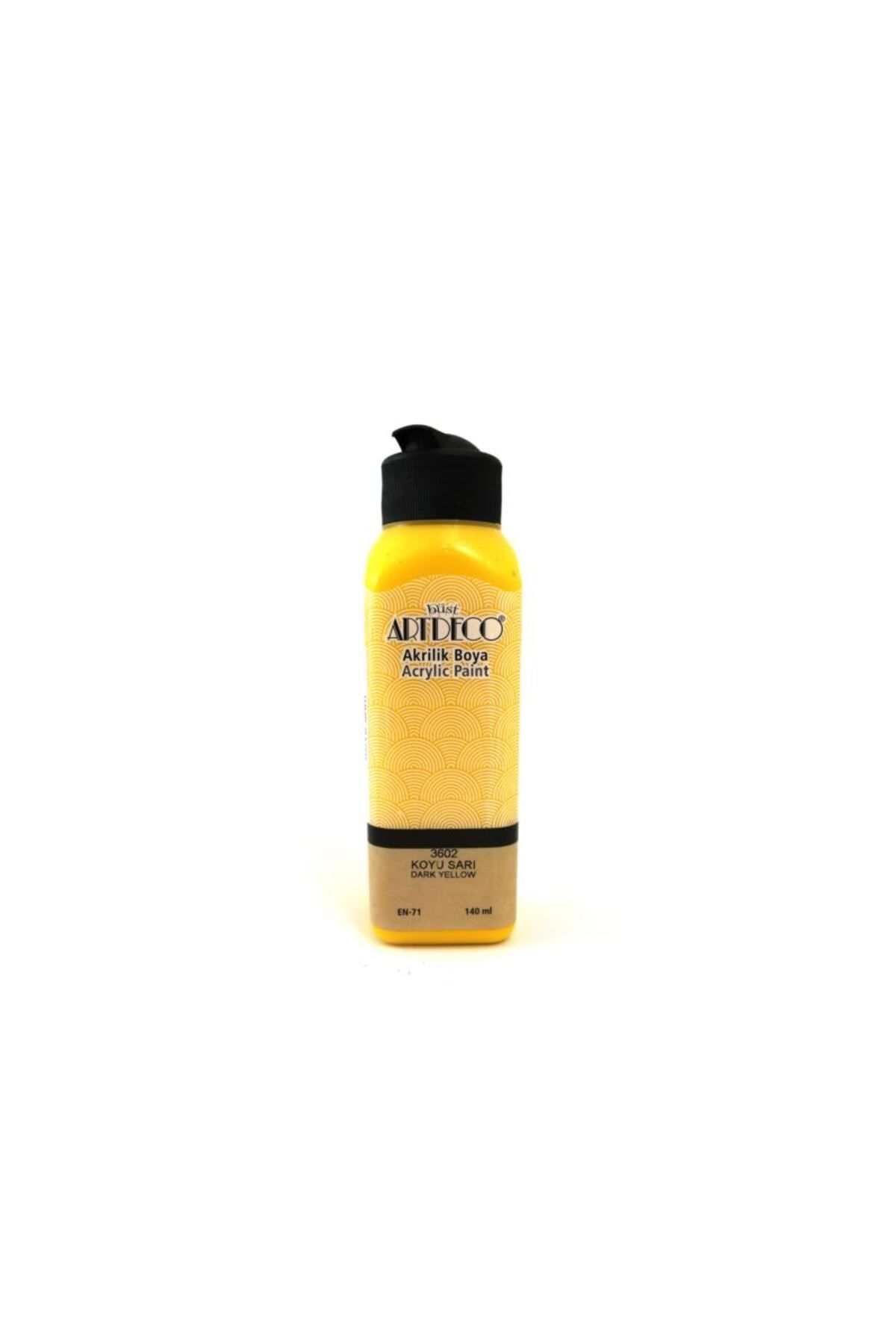 Artdeco Akrilik Boya 140 ml Koyu Sarı 070r-3602