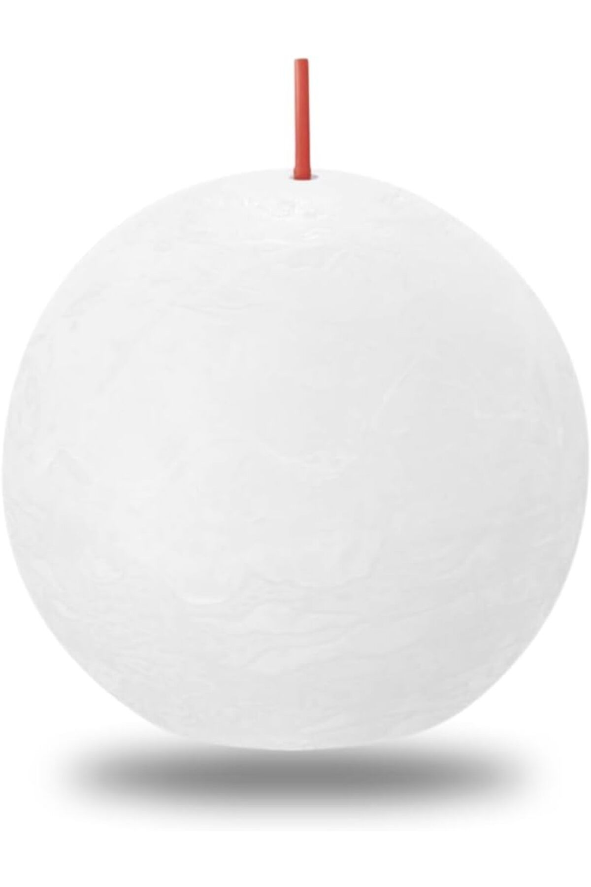 STOREMAX mrttnca Bulut Beyazı Renginde Rustik Top Mum - 76mm - 25 Saat Yanma Süresi trndymrt 1087243