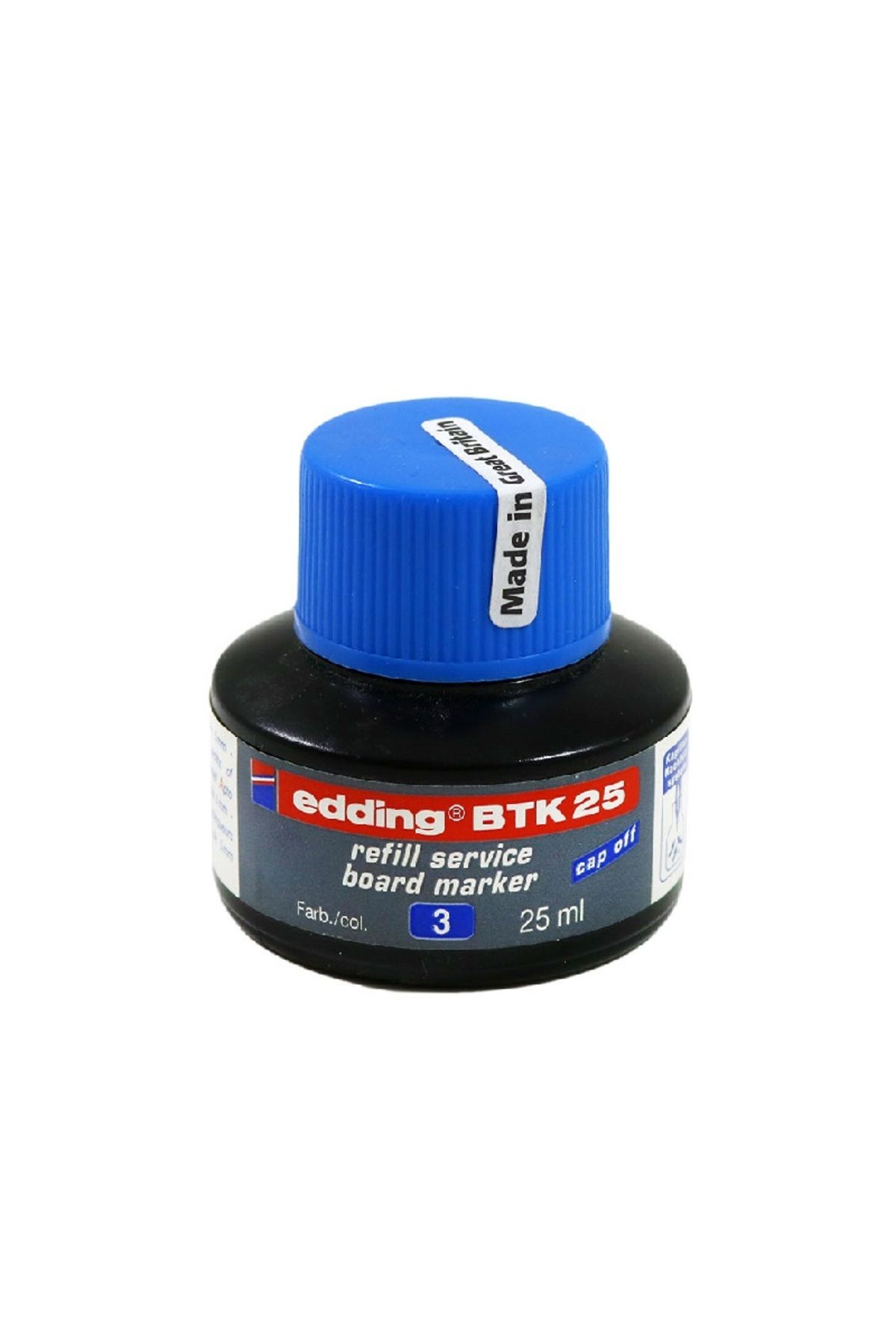 Edding-Btk25 Blue Ink Refill Bottle 25ml 2