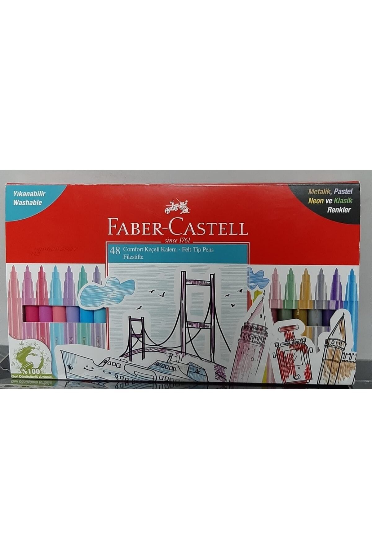 Faber Comfort Keçeli Kalem Maxi Set 48 Li 50620000120