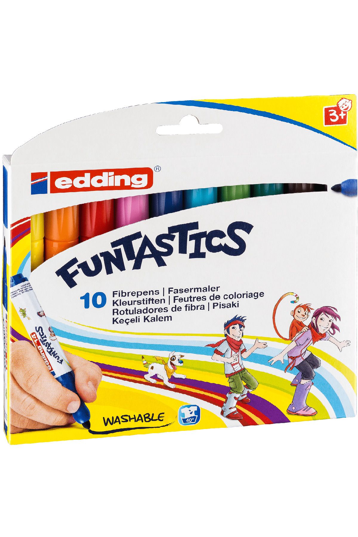 Edding Funtastıcs Keçe Uçlu Kalem Kalın 10lu Set Ed14k1099