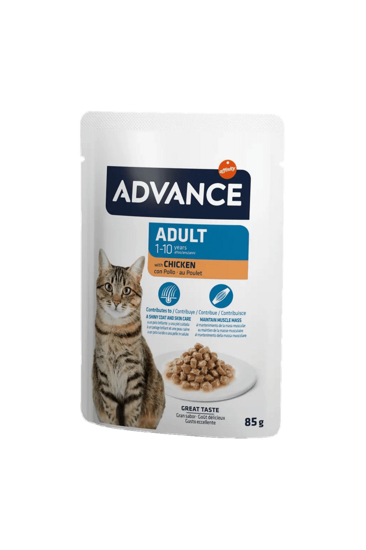 Advance Cat Adult Chıcken Wet Pouch 12x85gr 661142