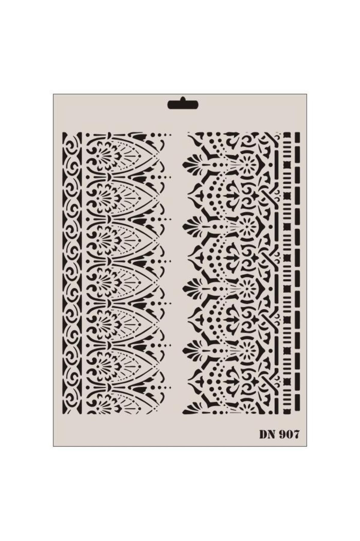 BilfolD Rich Dantel Seri DN-907 Stencil 35x25 cm