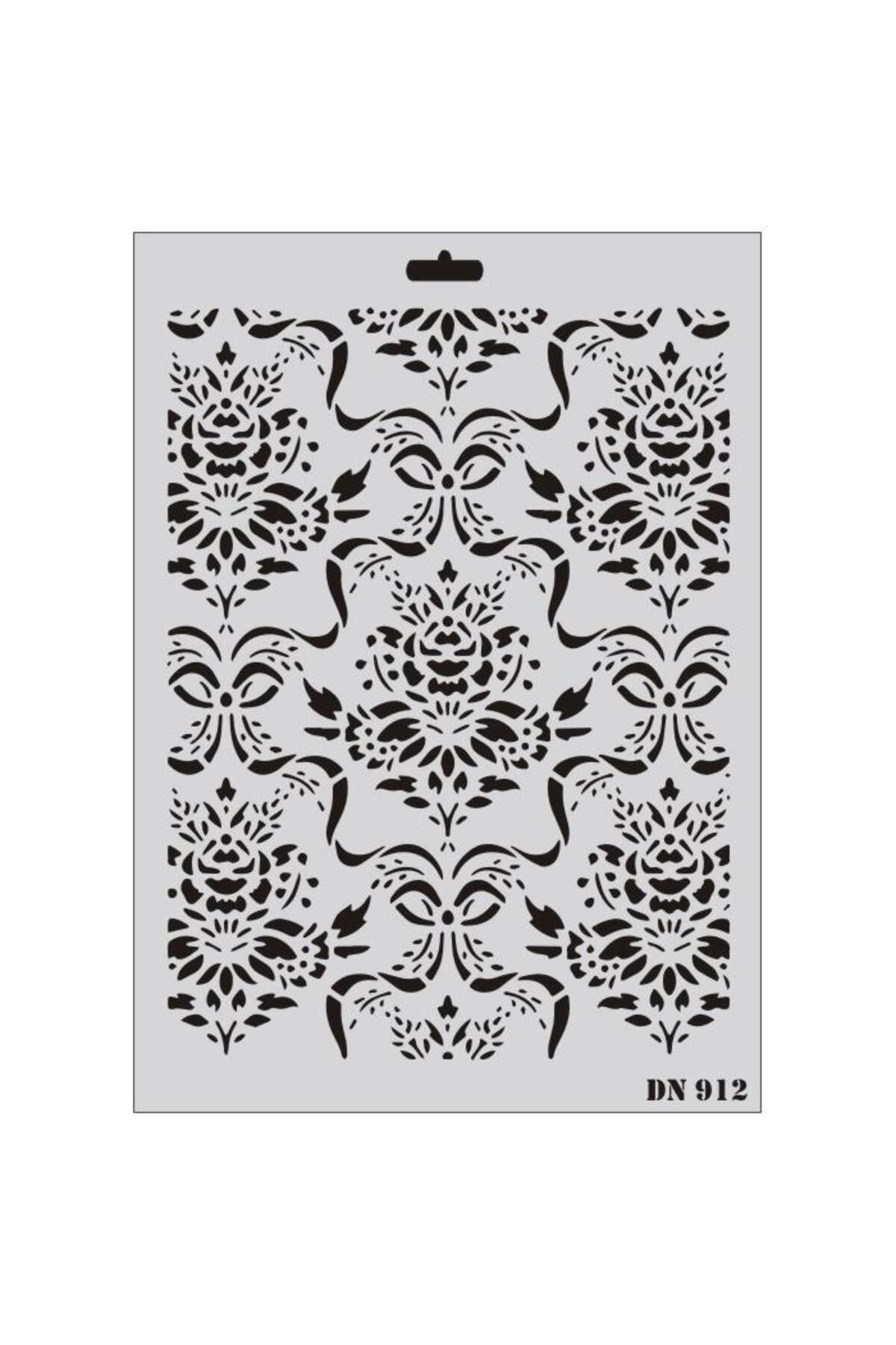 molli Rich Dantel Seri DN-912 Stencil 35x25 cm