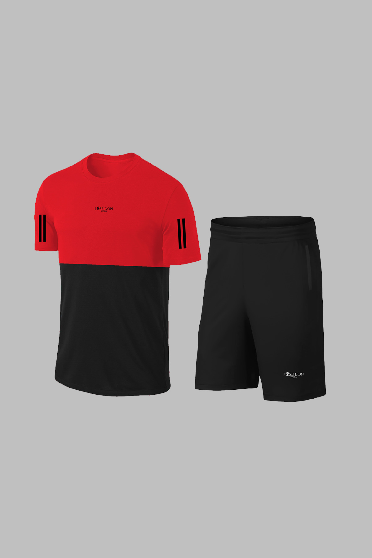 پوزایدون استورم تی‌شرت مردانه یقه گرد جیب‌دار و راحت، مناسب برای ورزش (سایز کوچک تا سایز خیلی بزرگ)