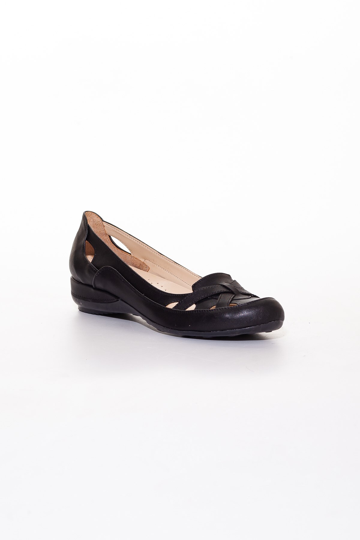 Dilimler Ayakkabı Cage Model Black Large Size Women's Shoes Daily