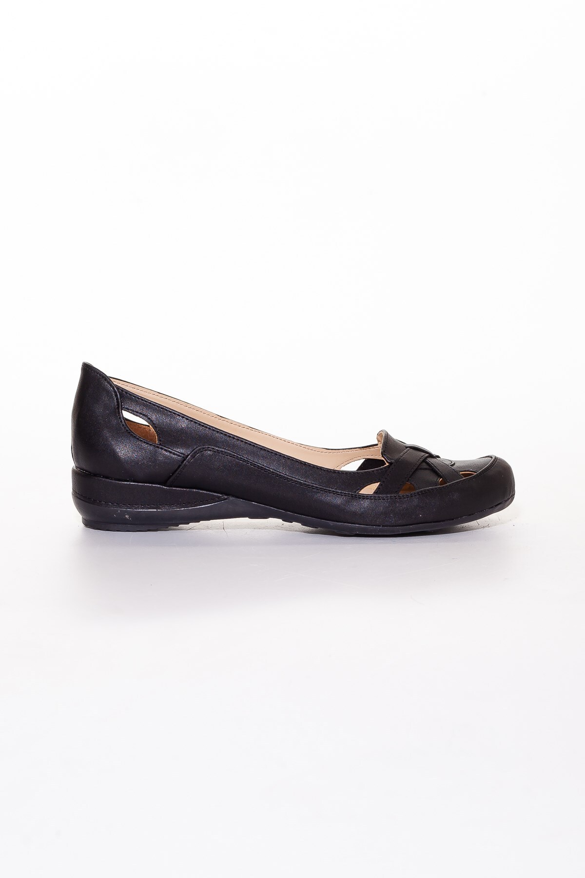 Dilimler Ayakkabı Cage Model Black Large Size Women's Shoes Daily