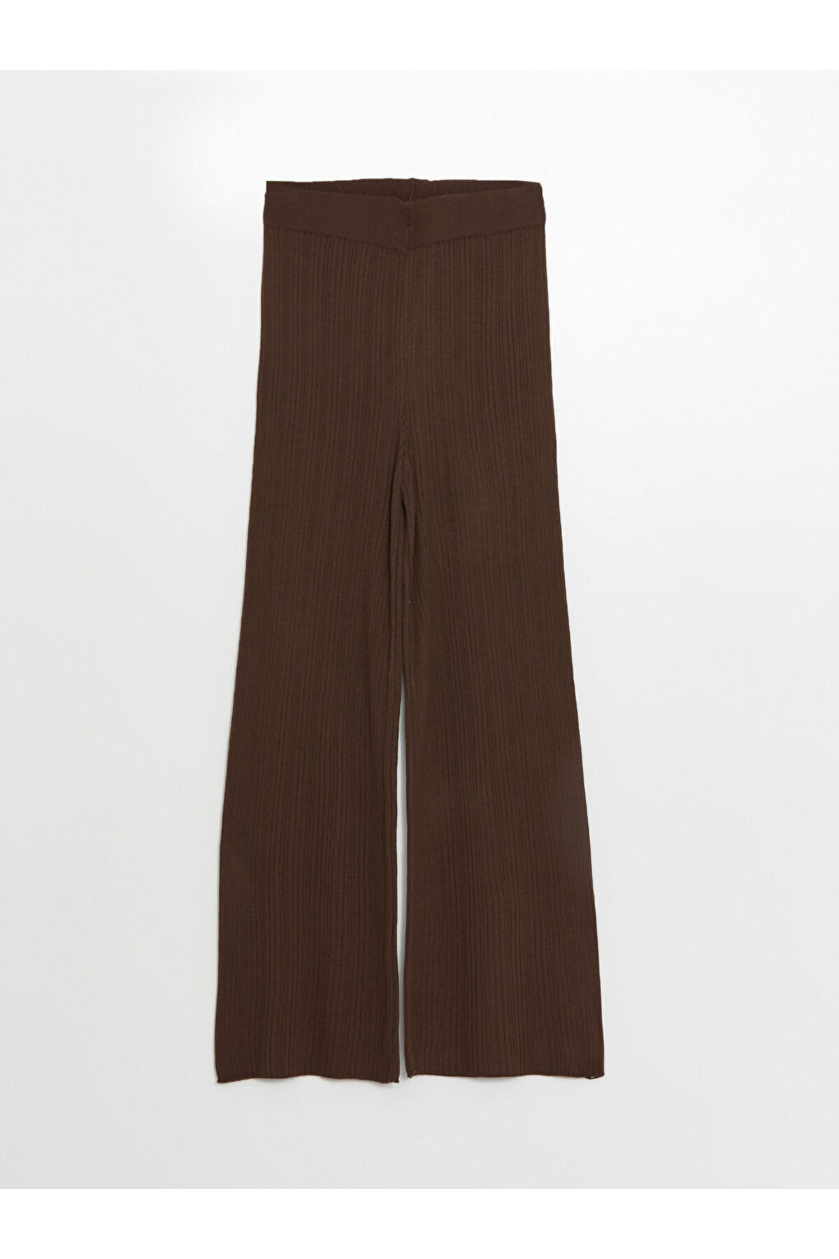 LC Waikiki-Pantaloni tricotaje uni pentru femei LCW cu talie elastică 5