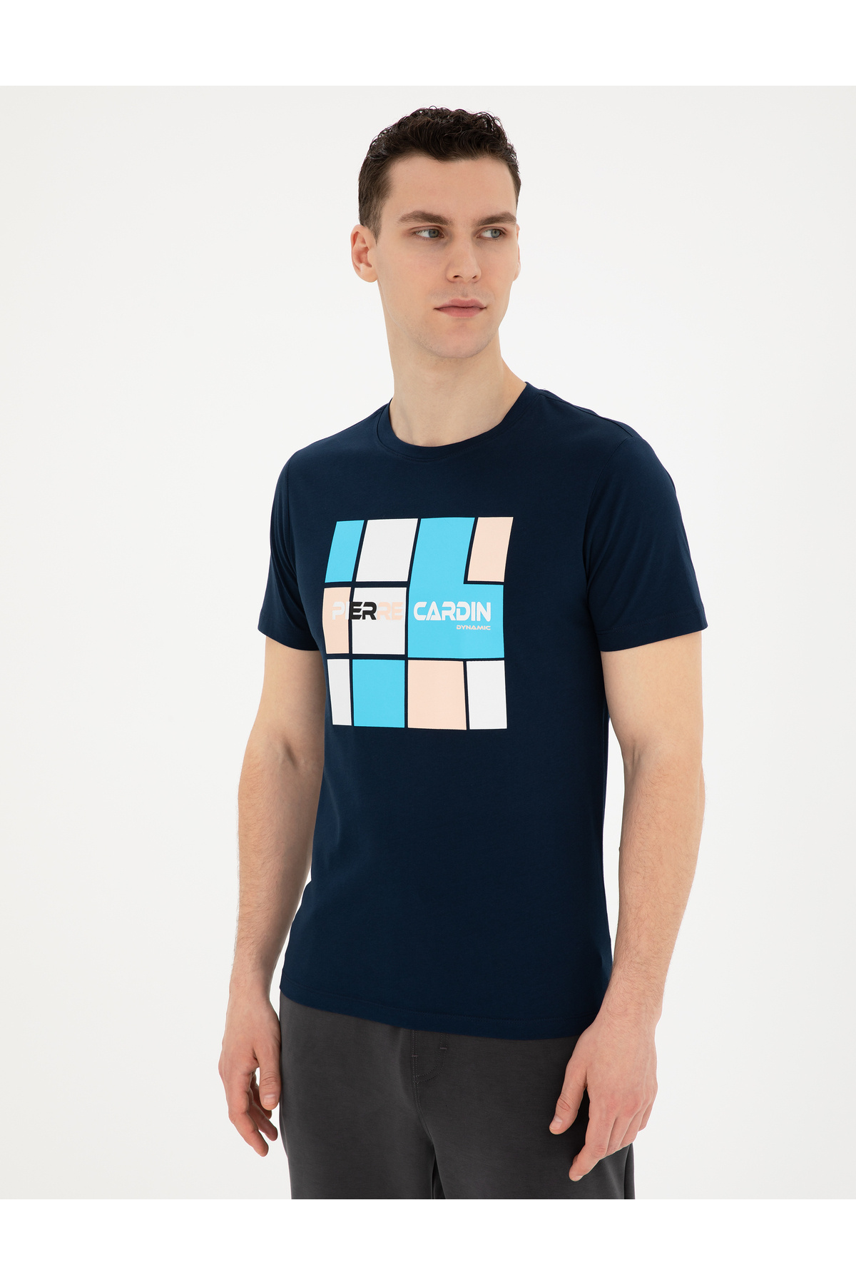 تی شرت مردانه پیر کاردین | 50280970-VR033 Pierre Cardin - Image 3