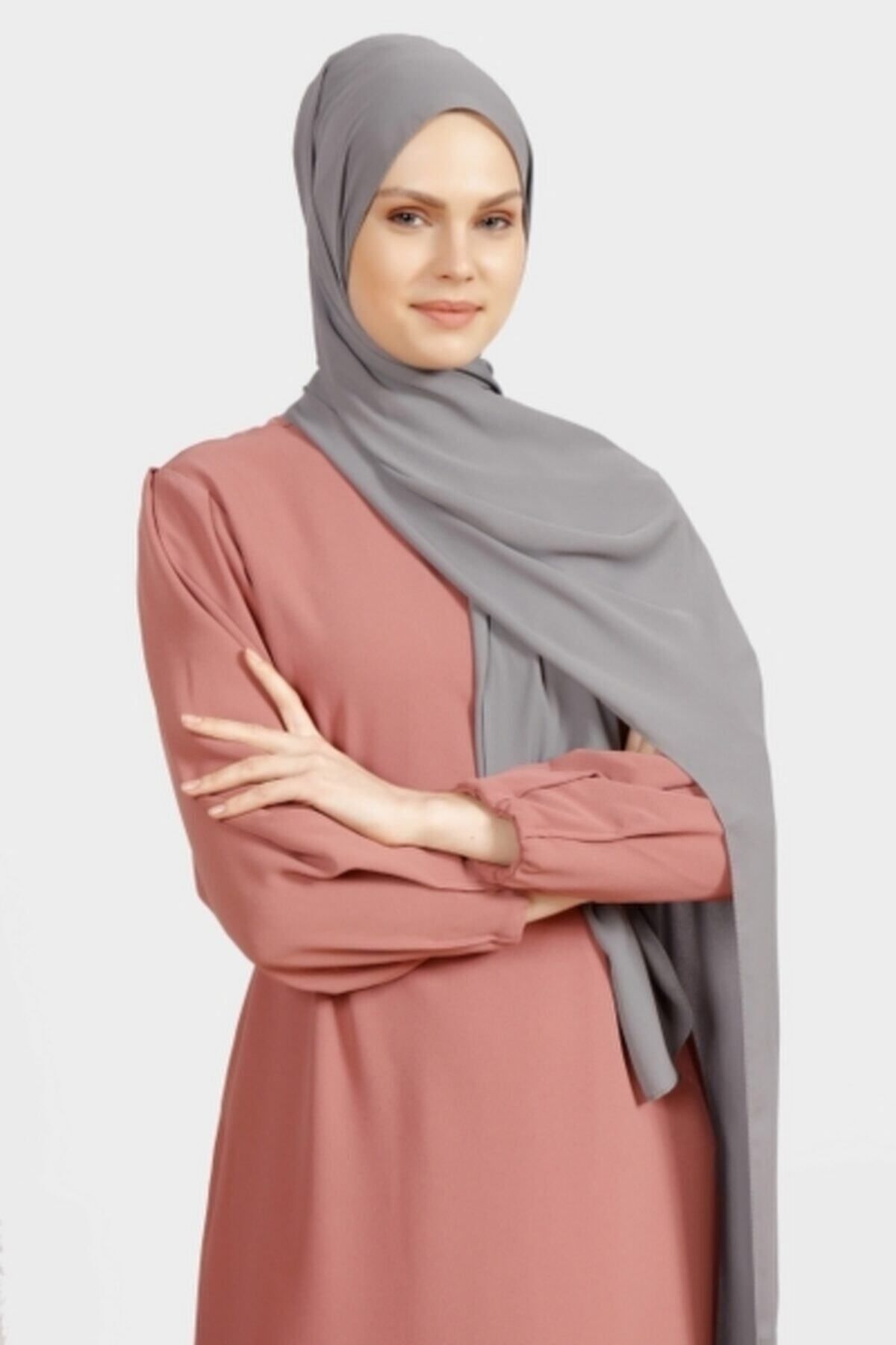 Differenza-Smoked Crepe Shawl 3
