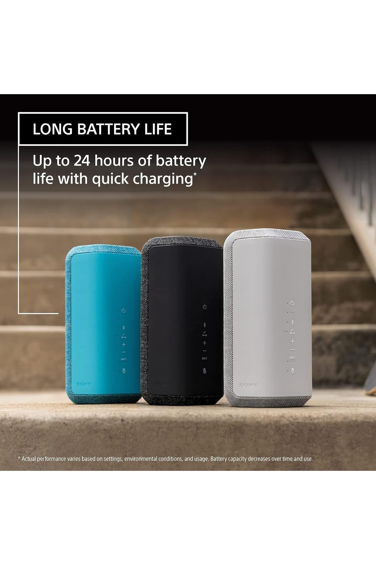 Sony-SRS-XE300 Portable Bluetooth Speaker Silver 5