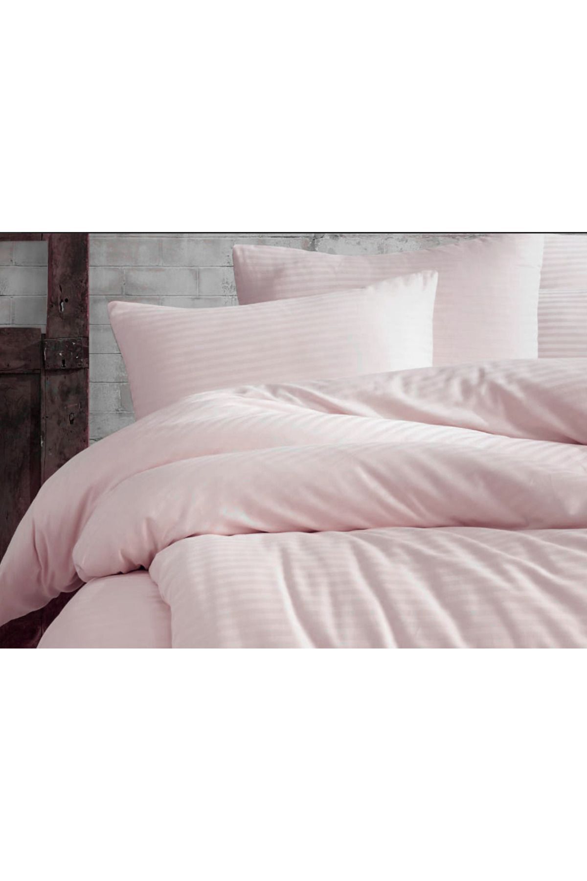 Formeya-Modernes gestreiftes elastisches Bettlaken Einzelbettbezug Set 4