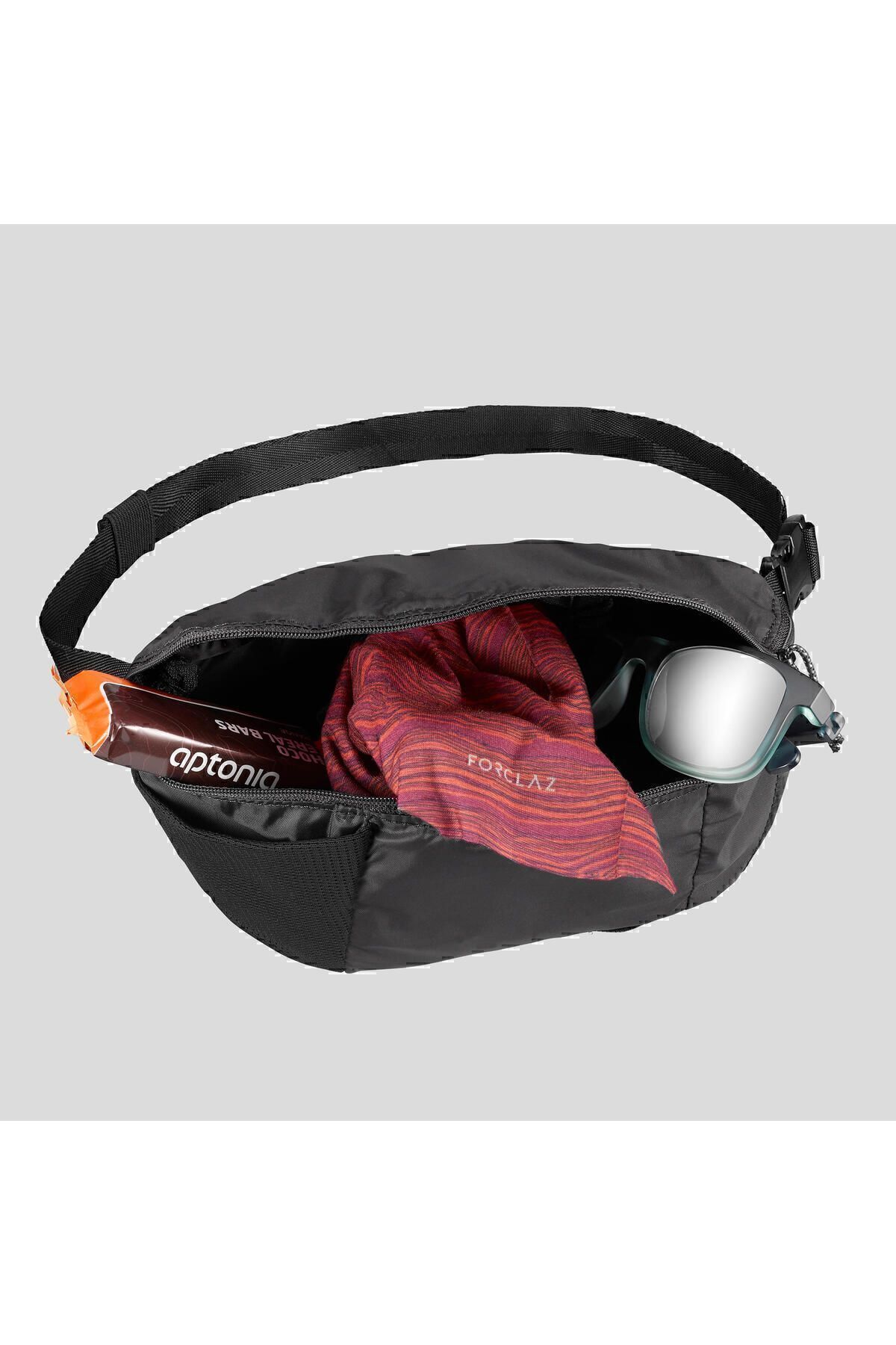 کیف کمری Decathlon دکاتلون - مشکی - 2 لیتر - مناسب سفر اورجینال - تصویر 8