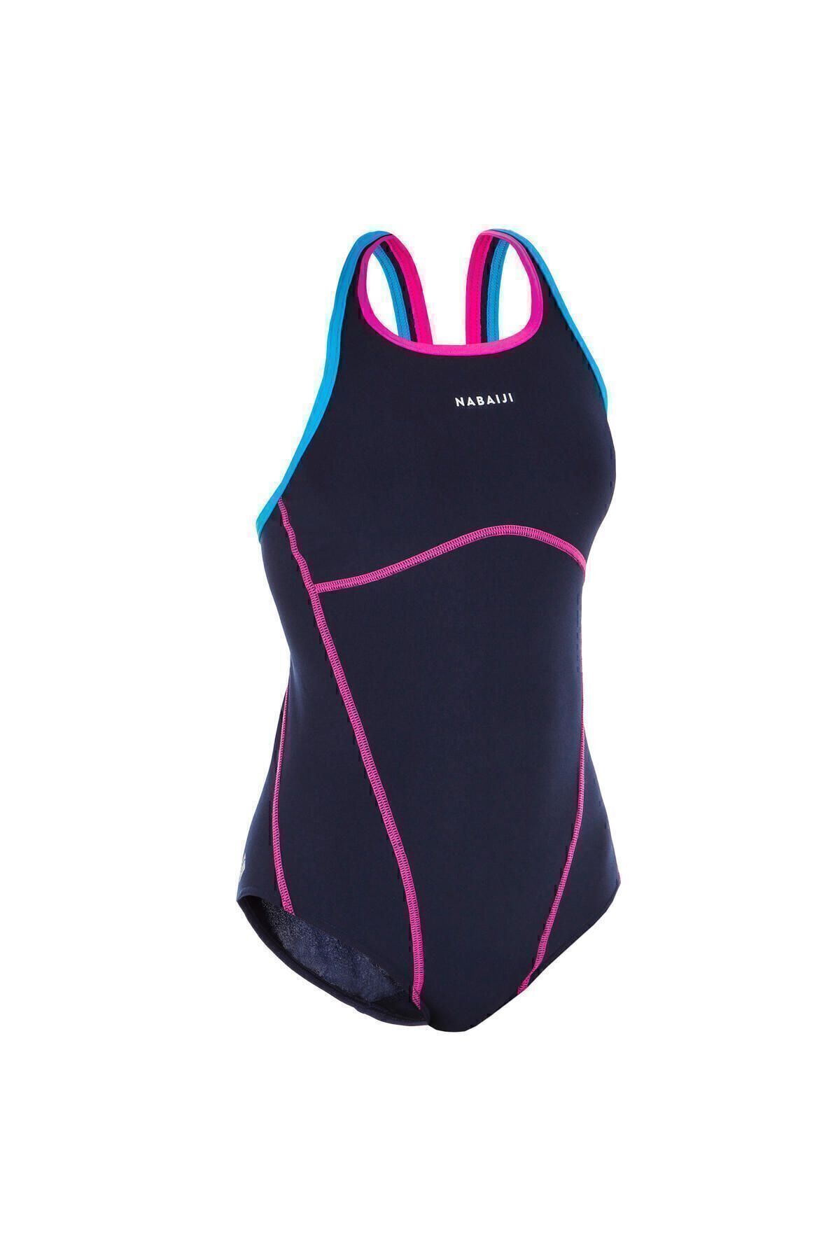Decathlon مایو بچه گانه نبایجی - آبی Kamiye 500