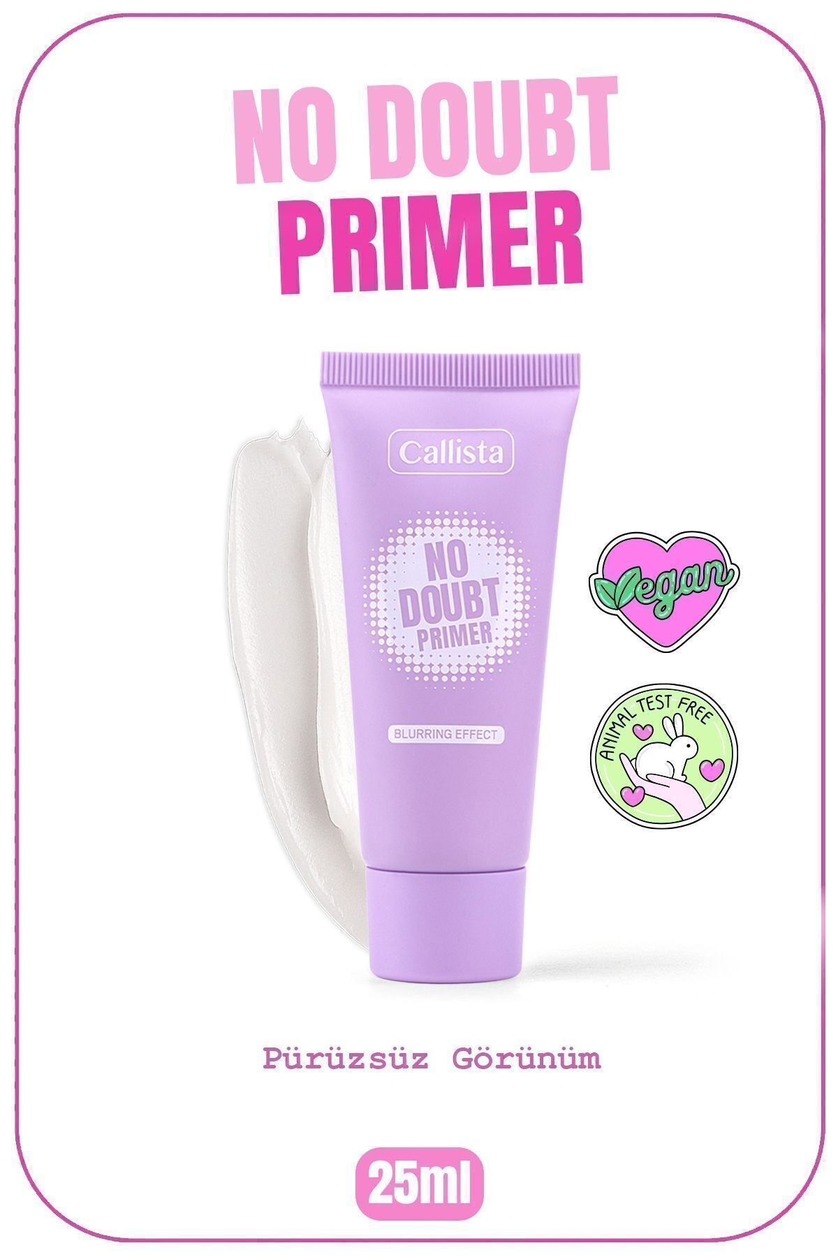 No Doubt Blurring Primer Pürüzsüzleştirici Makyaj Bazı — سفید PRM NO DOUBT