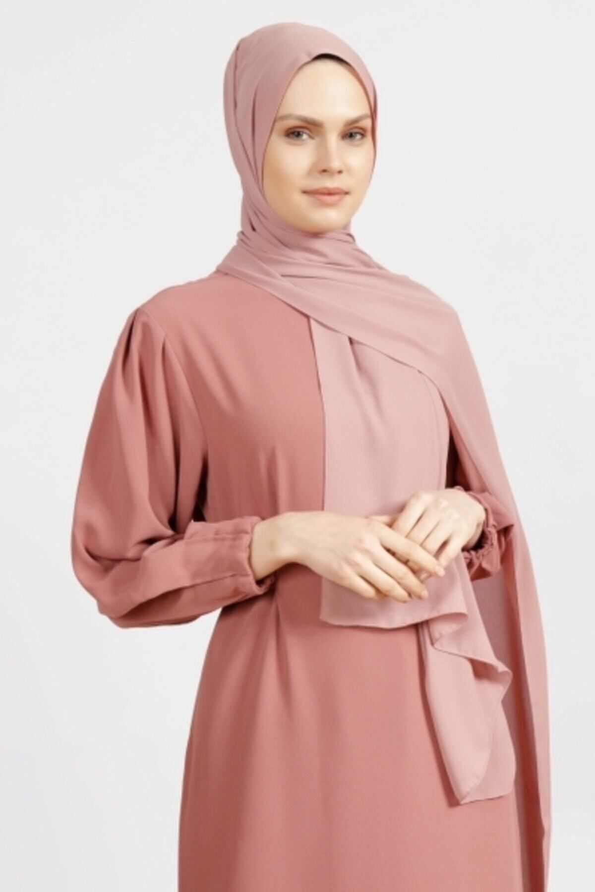 Differenza-Crep Shawl Pudră întunecată 3