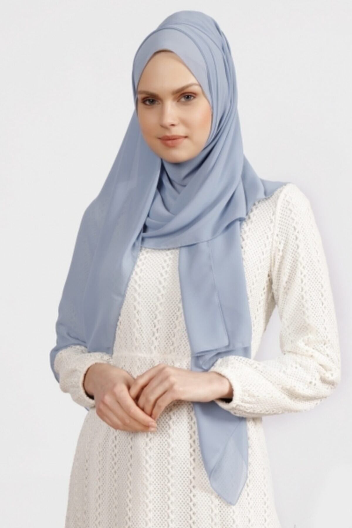 Differenza-Crepe Shawl Mat Gray 3