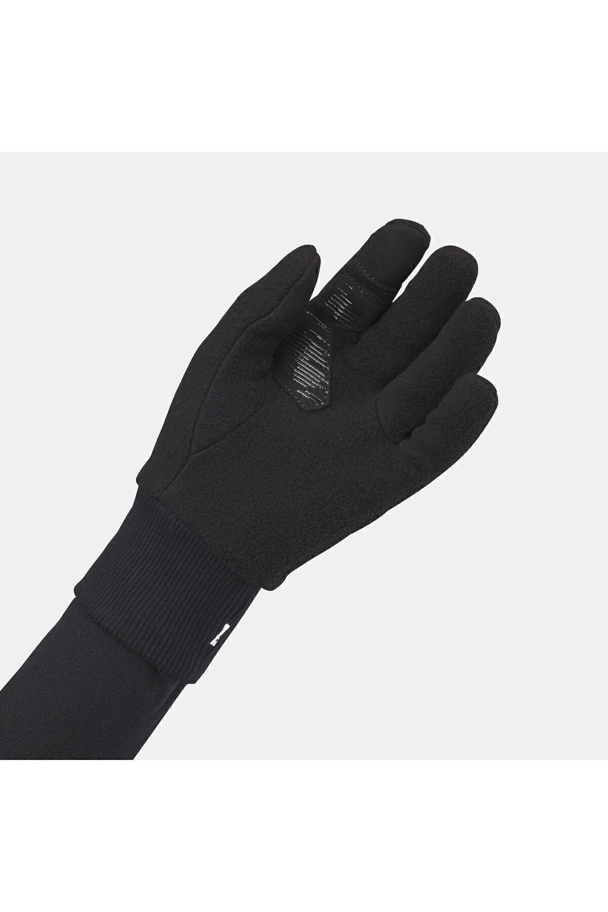 دستکش مشکی دخترانه و پسرانه بچگانه های پشمی انه کچوا 6 14 سال Sh100 X warm Decathlon