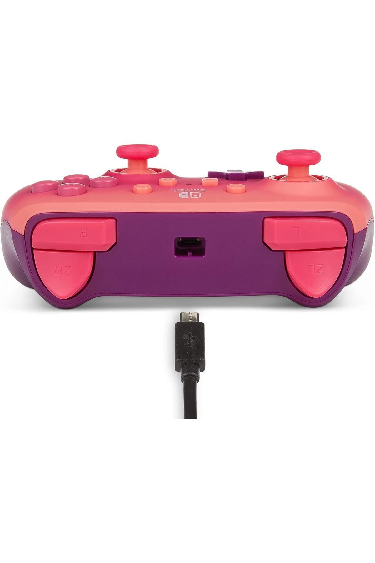 Powera-وحدة تحكم سلكية محسّنة لجهاز Nintendo Switch - فوشيا 7