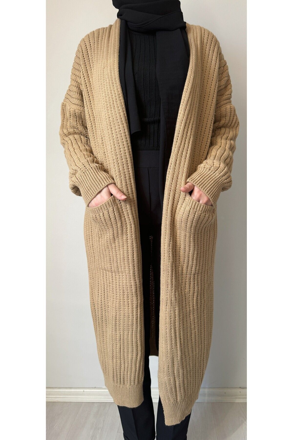 Oversize Long Knitwear Women's Cardigan, Adapt to Fashion